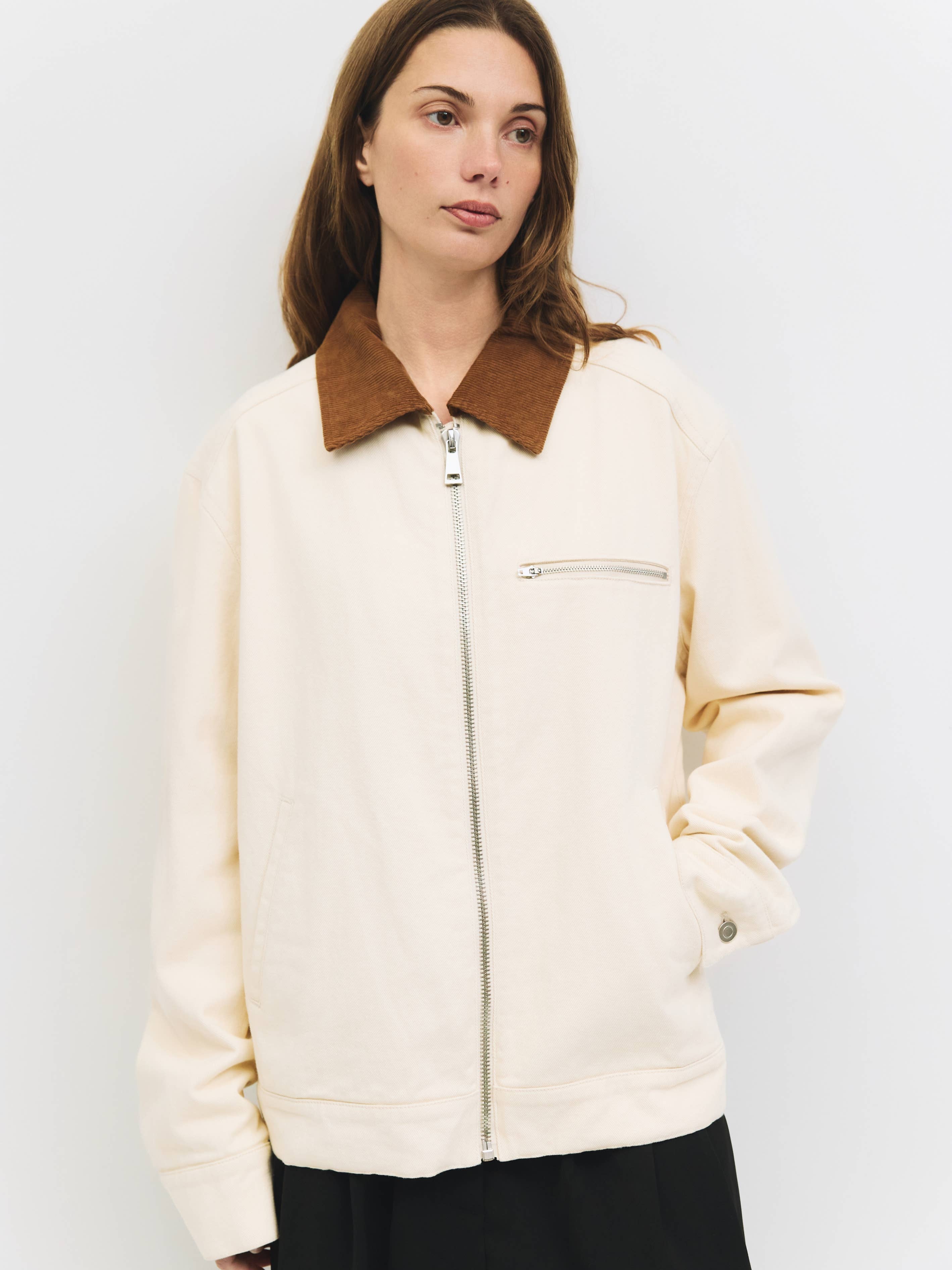 The Kline Jacket | Zip-Up Corduroy Utility Jacket