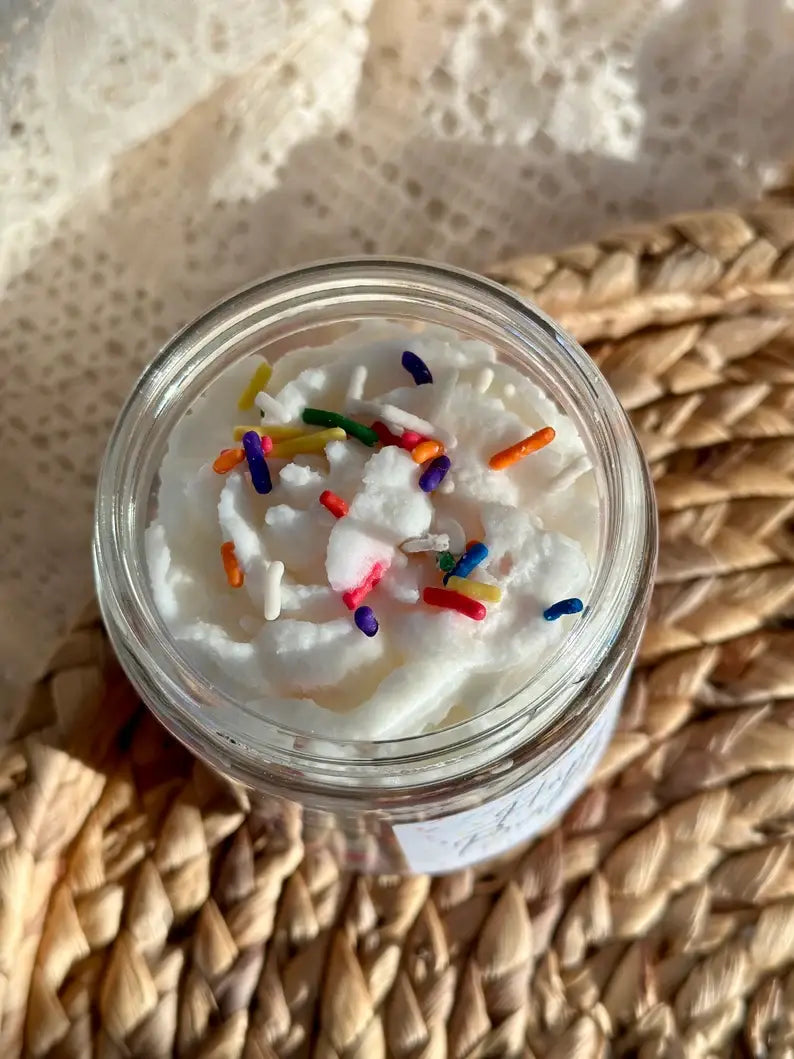 SOY WAX CUSTOM SPRINKLE BIRTHDAY CANDLE