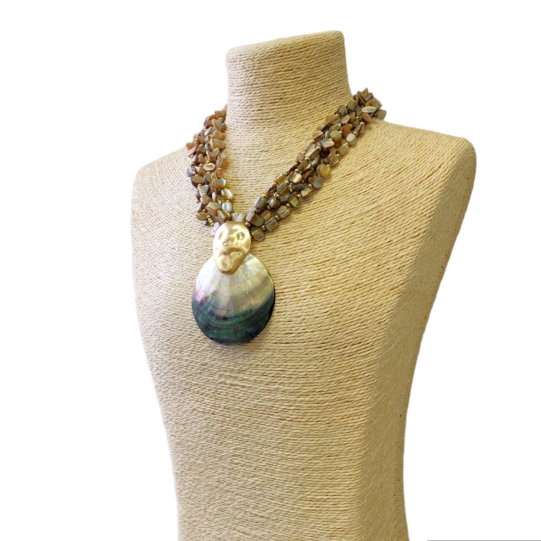 Mocha Mousse | Seashell Necklace | Beach | Coastal | Boho