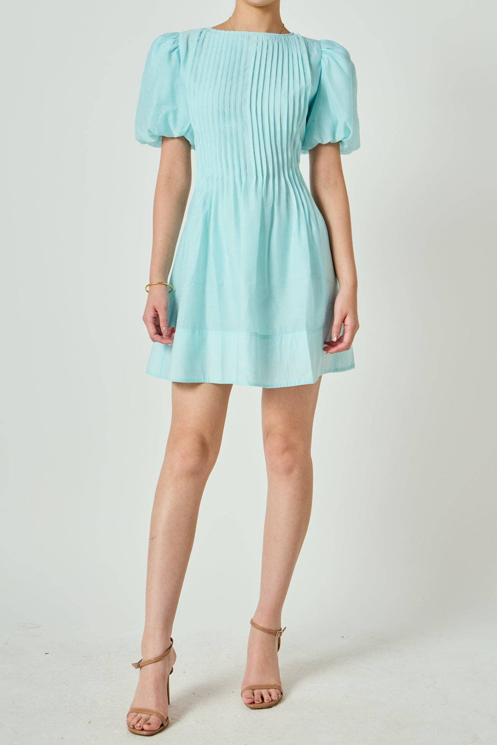 BRIDGET PINTUCK MINI DRESS