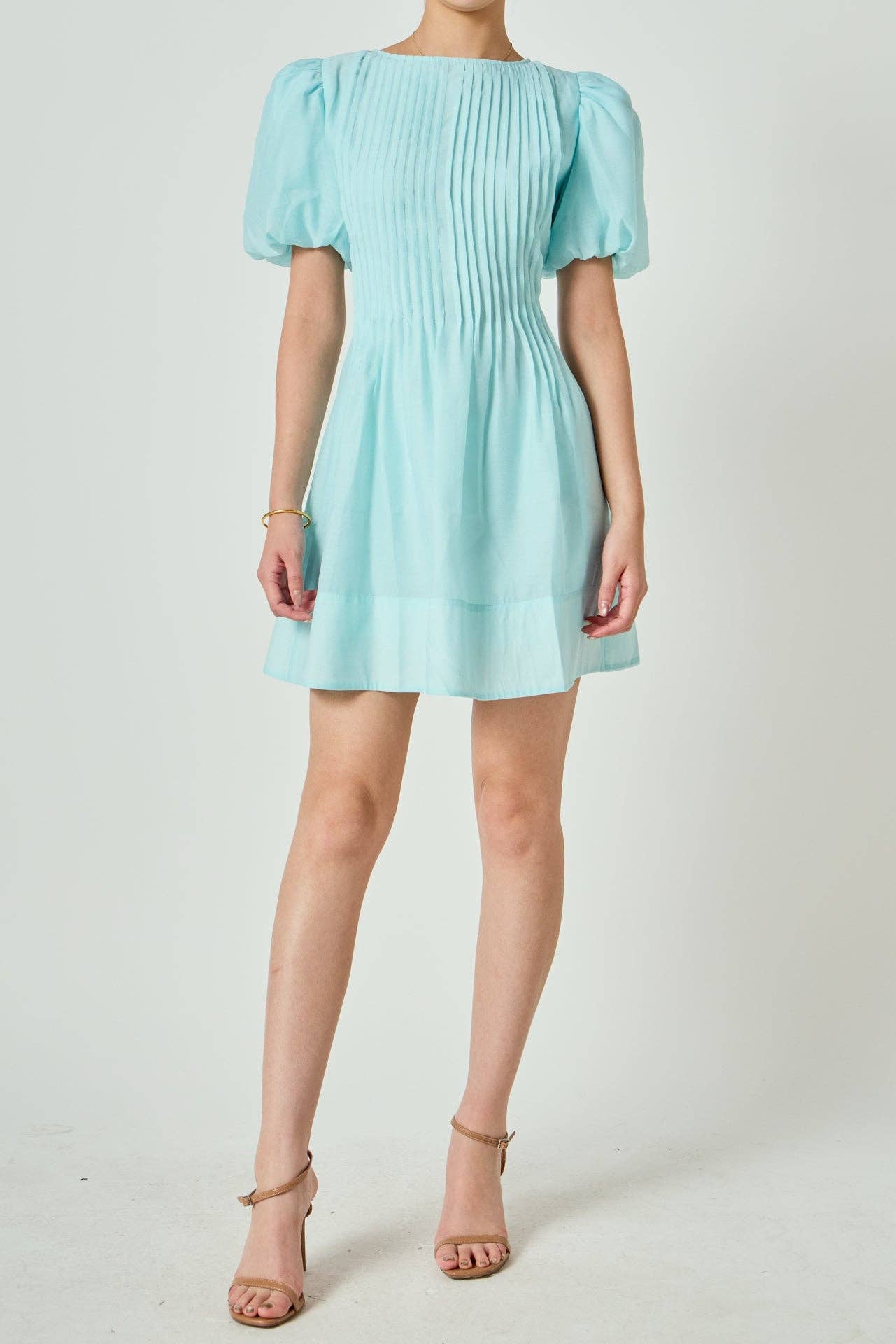 BRIDGET PINTUCK MINI DRESS