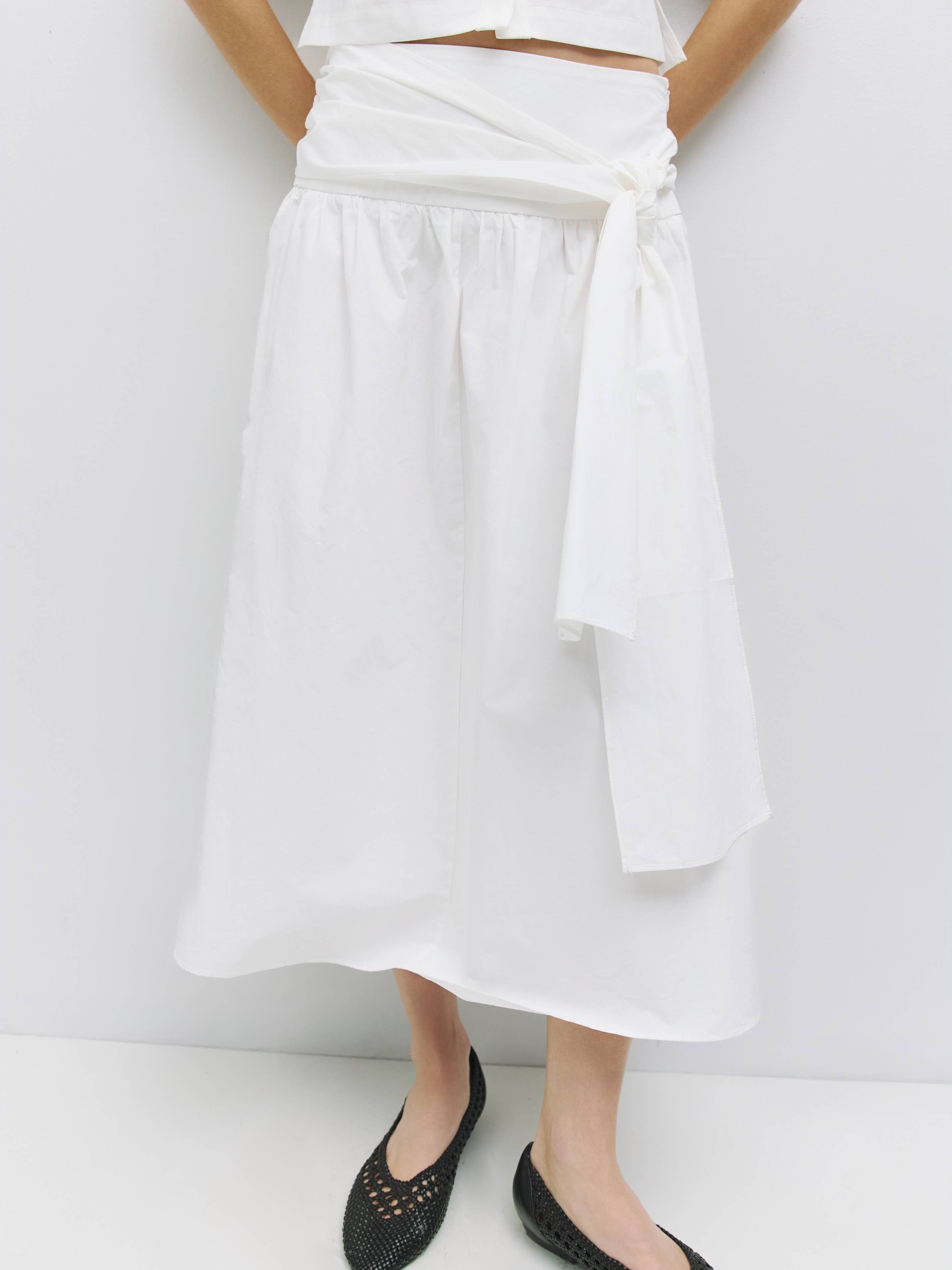 The Ruth Skirt | Tie-Waist Midi Dress