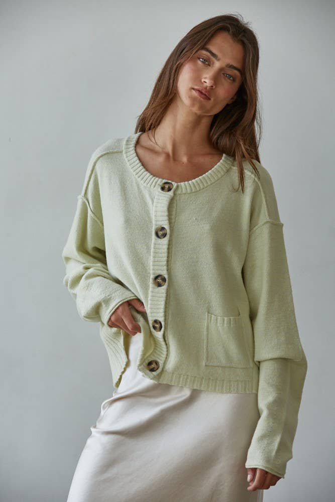 Knit Sweater Light Weight Cardigan