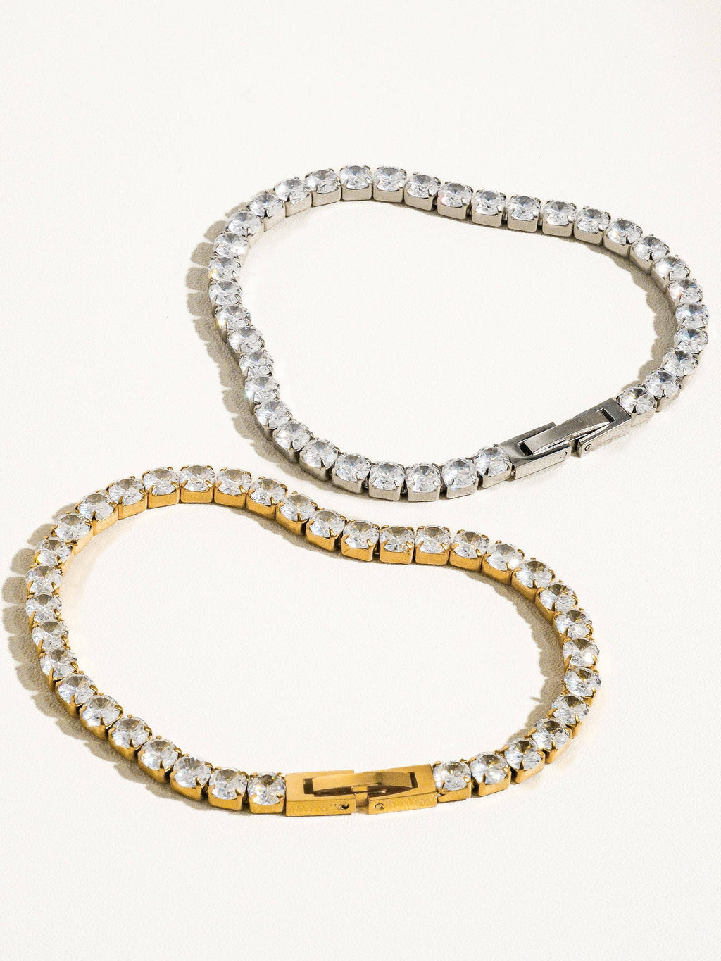 RENÉ NON-TARNISH RHINESTONE BRACELET