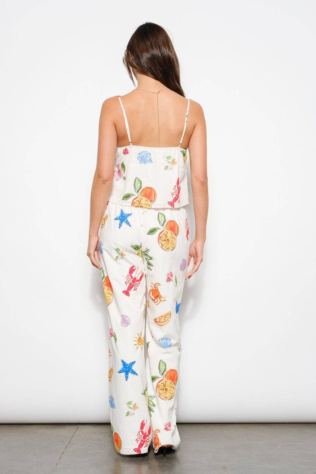 EXCLUSIVE SUMMER PRINT DRAWSTRING PANTS