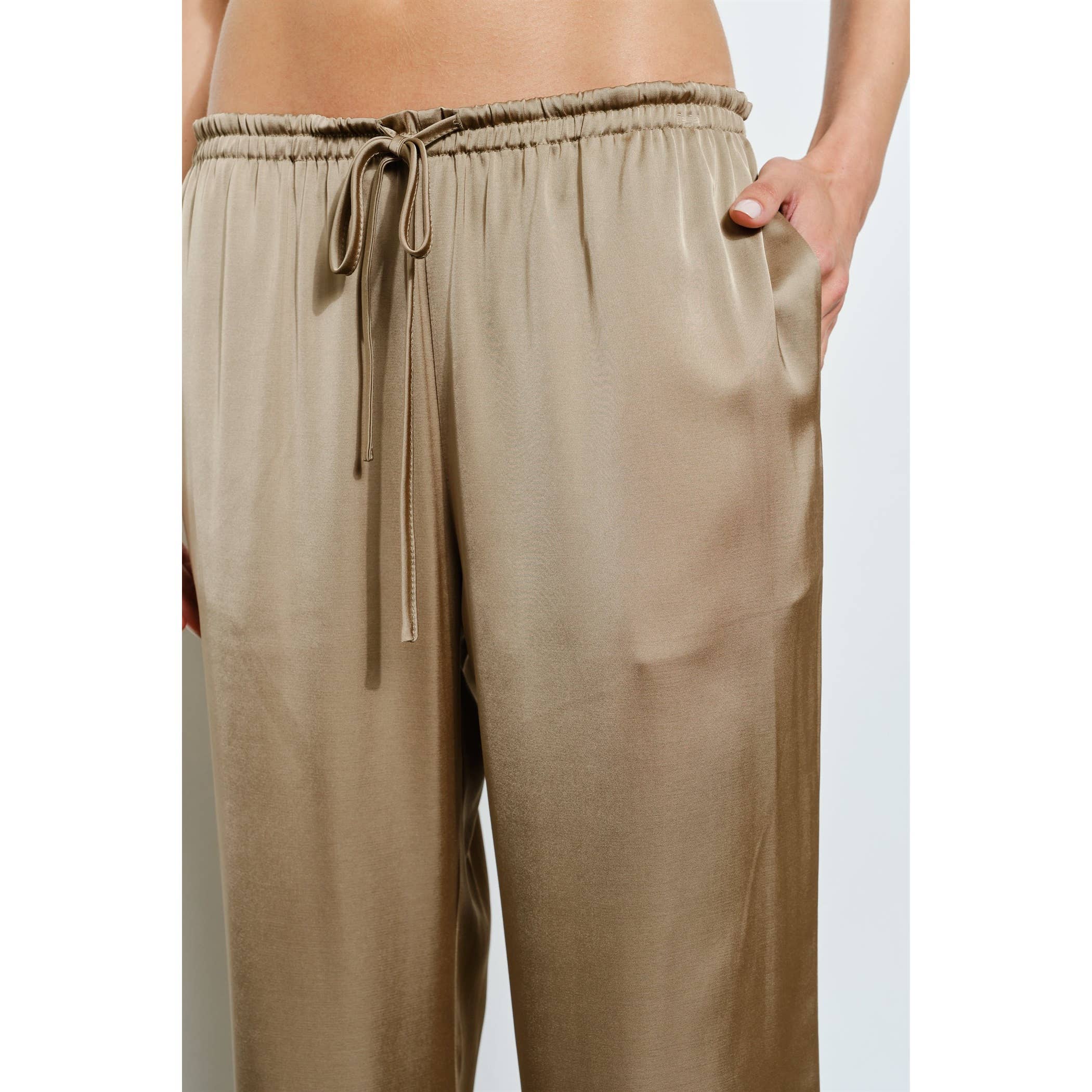 Cordelia Satin Drawstring Lounge Pants