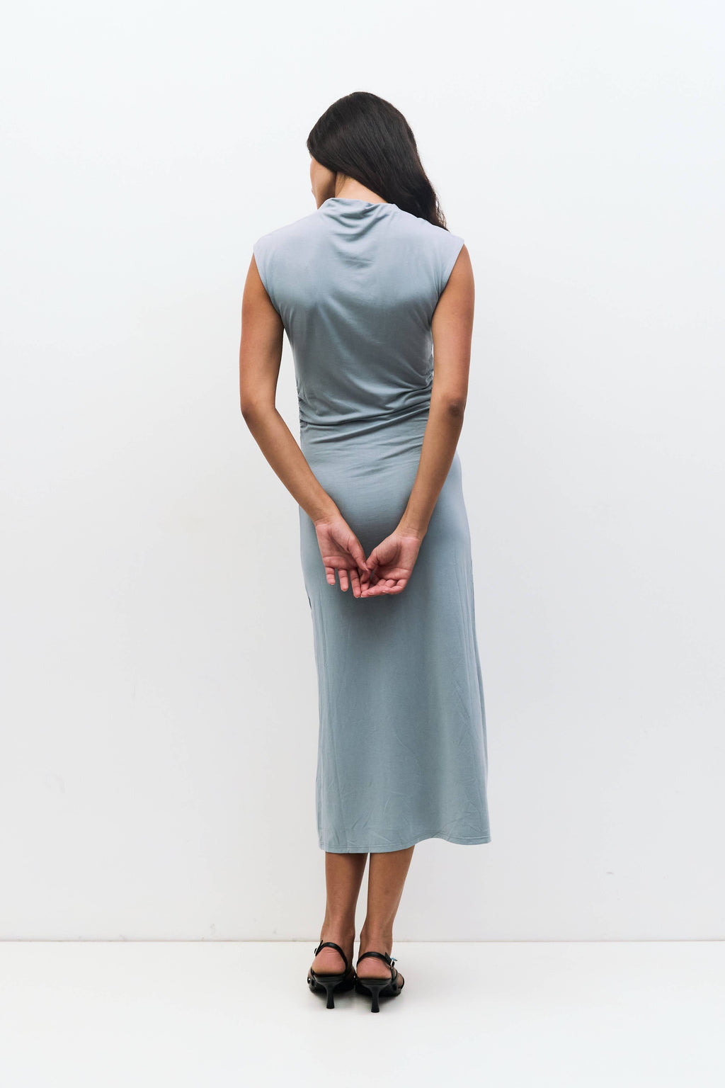 The Felicia Dress | Cowl Mock Neck Bodycon Dress