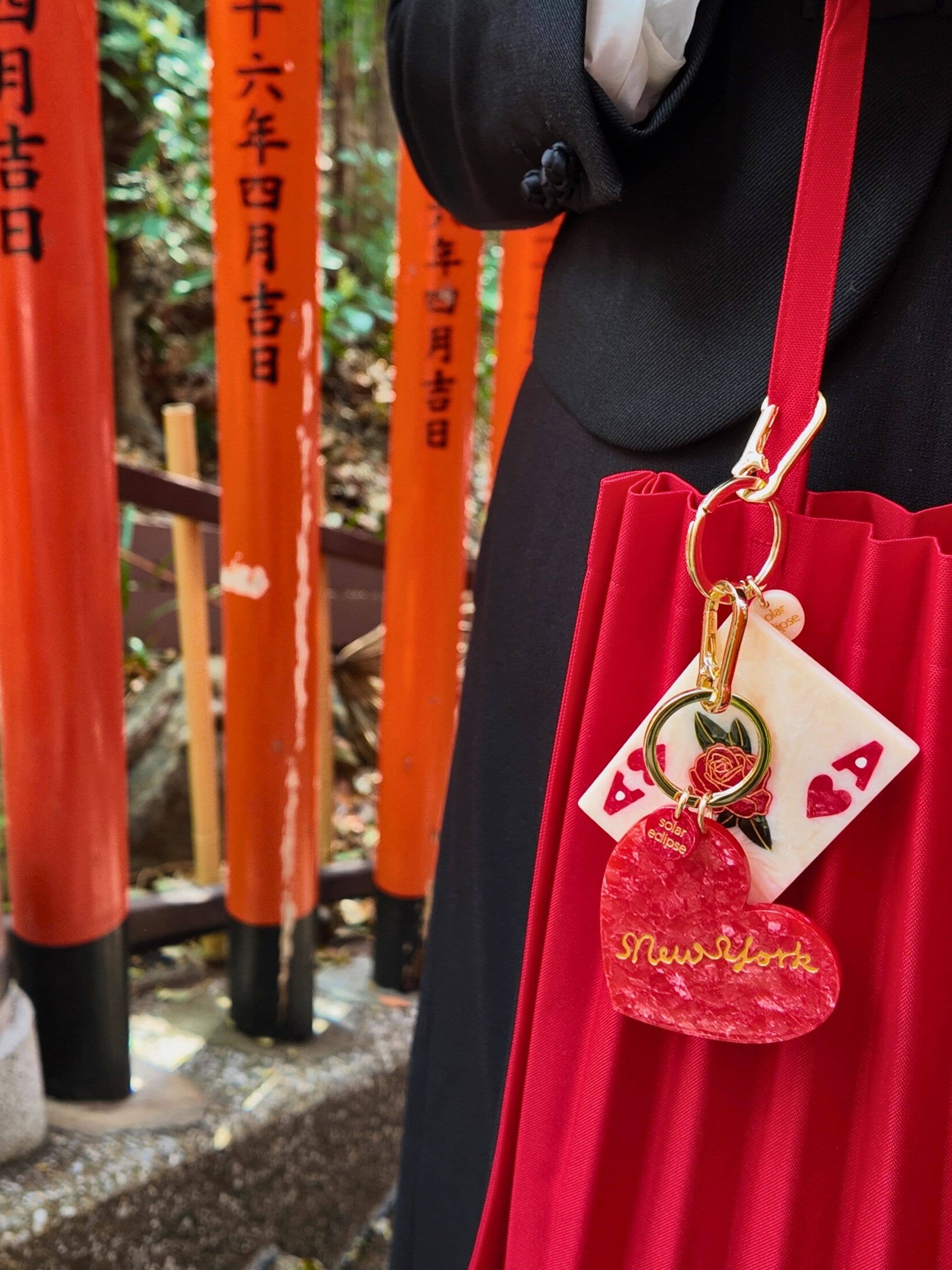 Ace of Hearts Bag Charm + Keychain