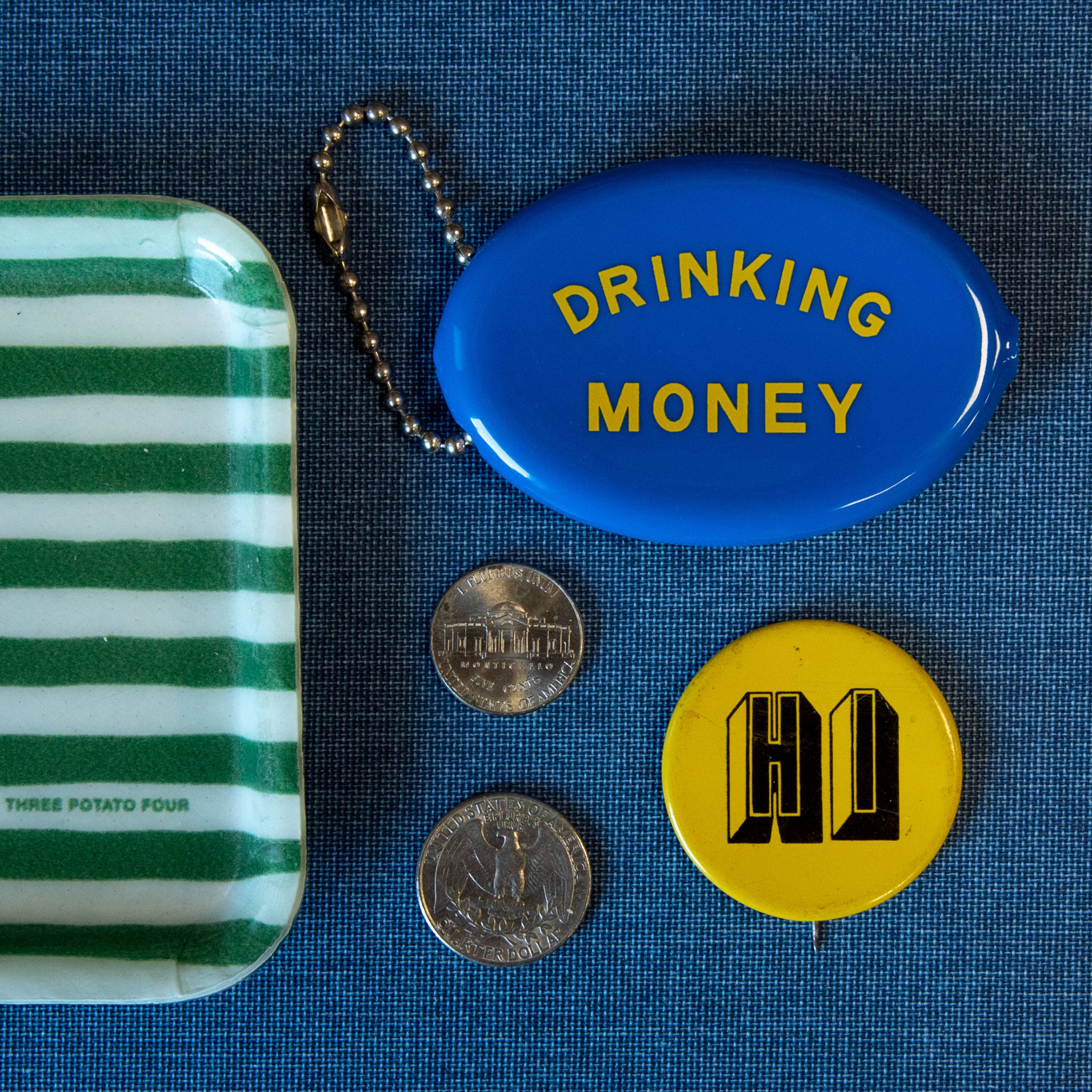 Coin Pouch Keychain - Drinking Money