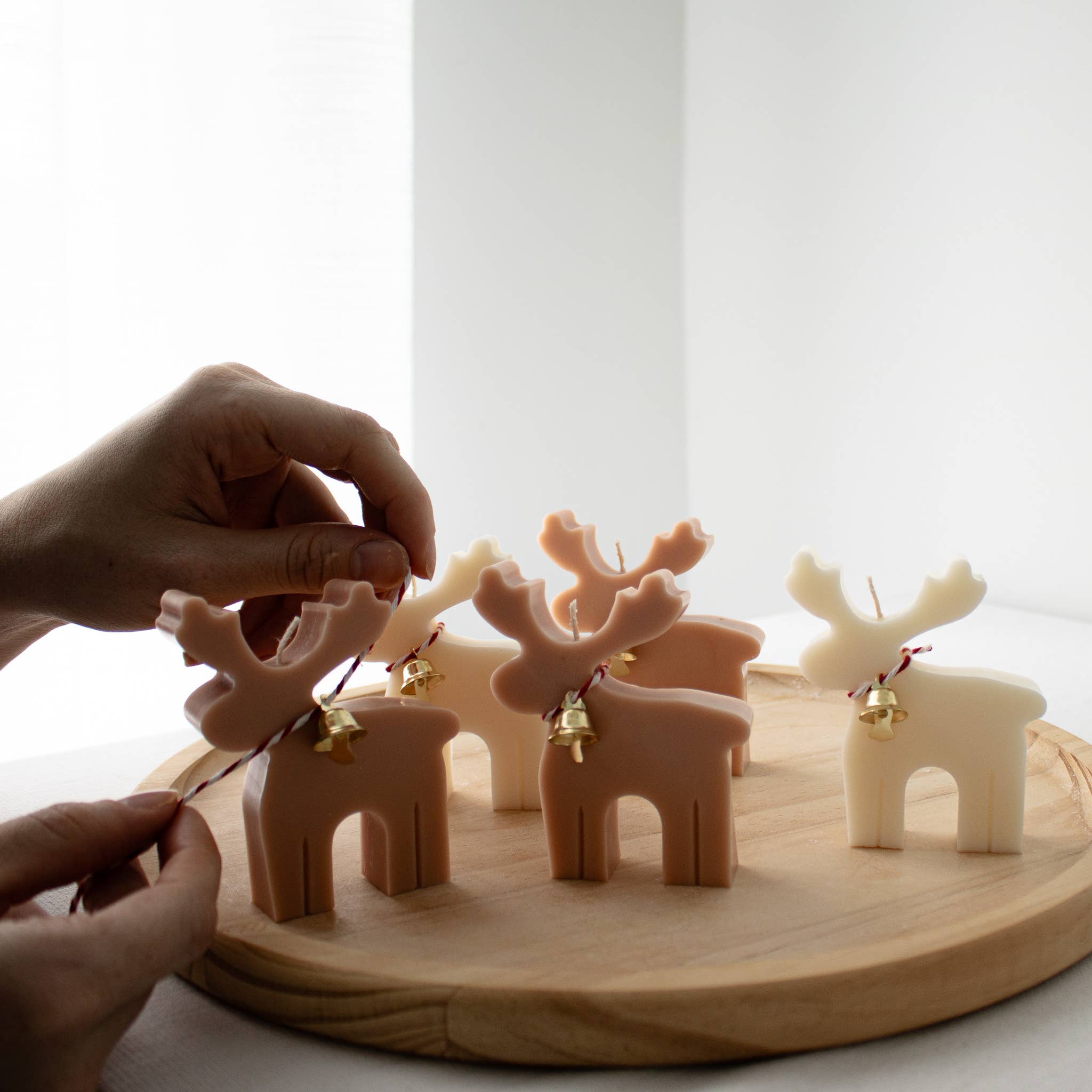 Moose shaped candle | Christmas Soy Candles | Wholesale