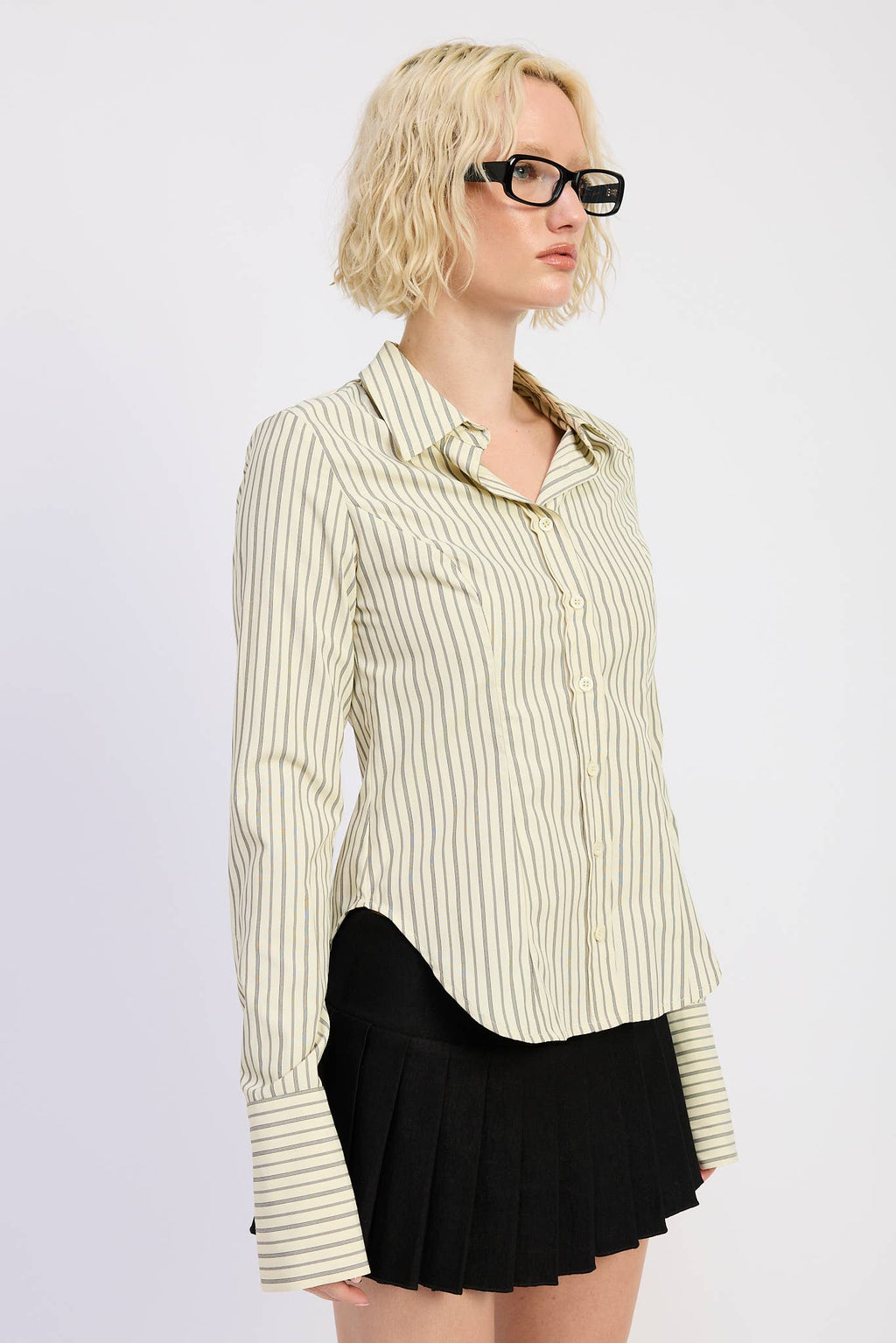 Button Down Striped Shirt