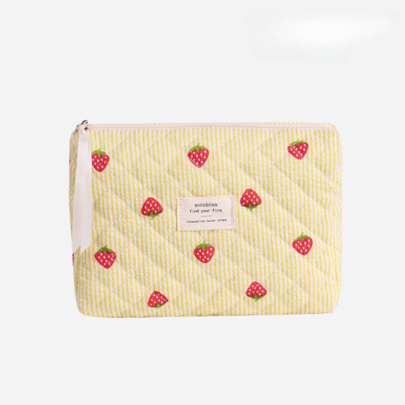 Candy Color Sweet Large Capacity Cosmetic Bag