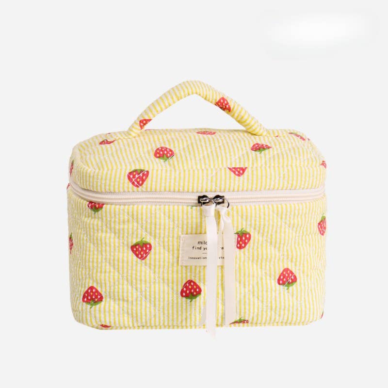 Candy Color Sweet Large Capacity Cosmetic Bag