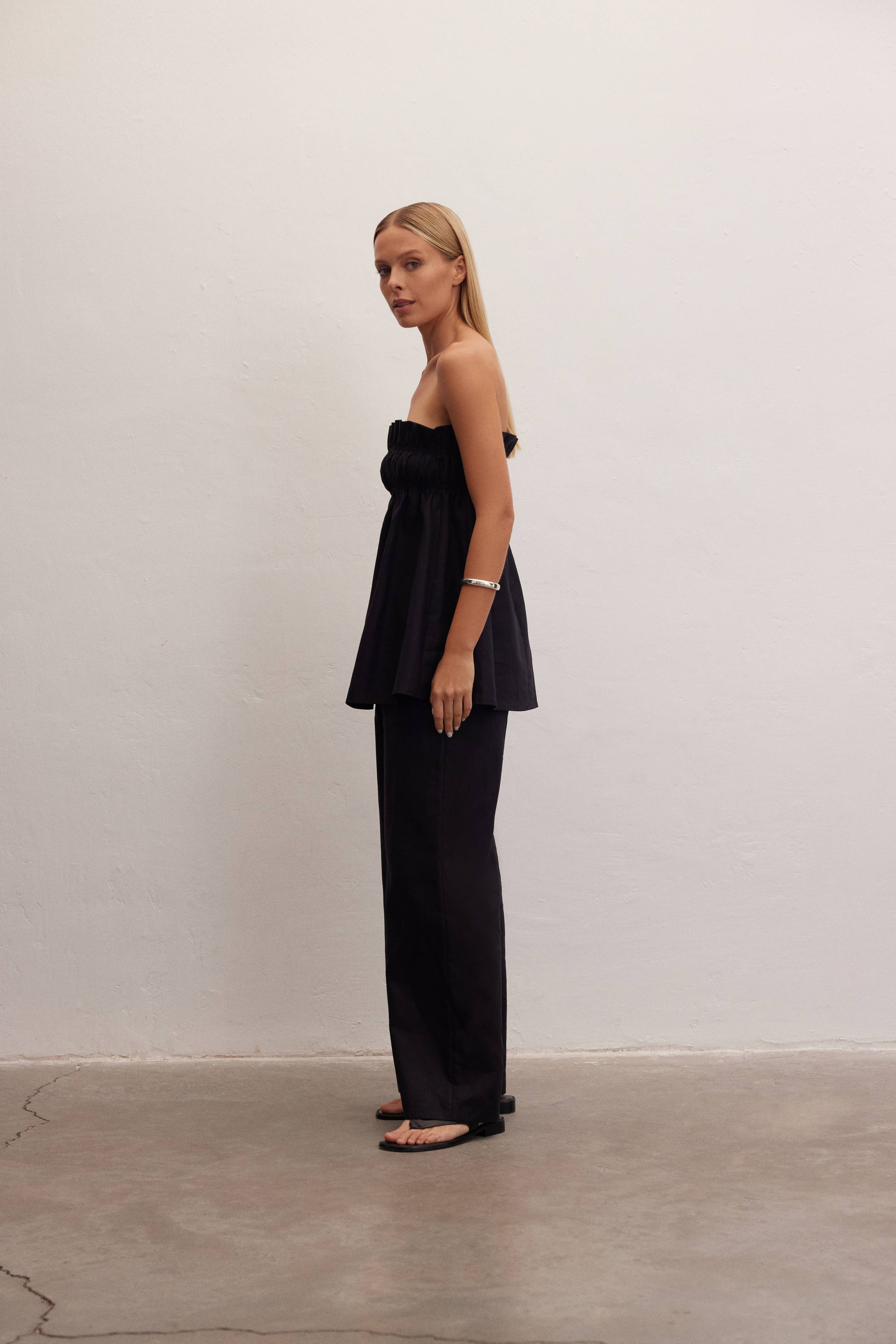 Breeze | Linen Babydoll Top