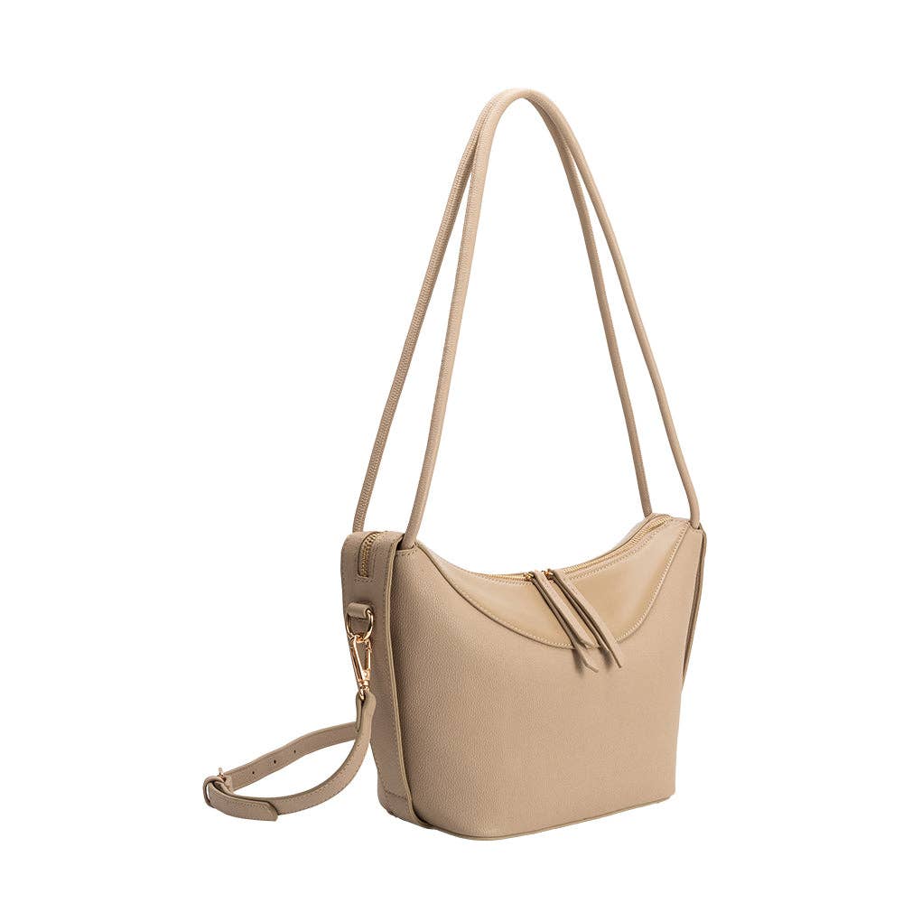 Wesley Mushroom Recycled Vegan Shoulder Bag