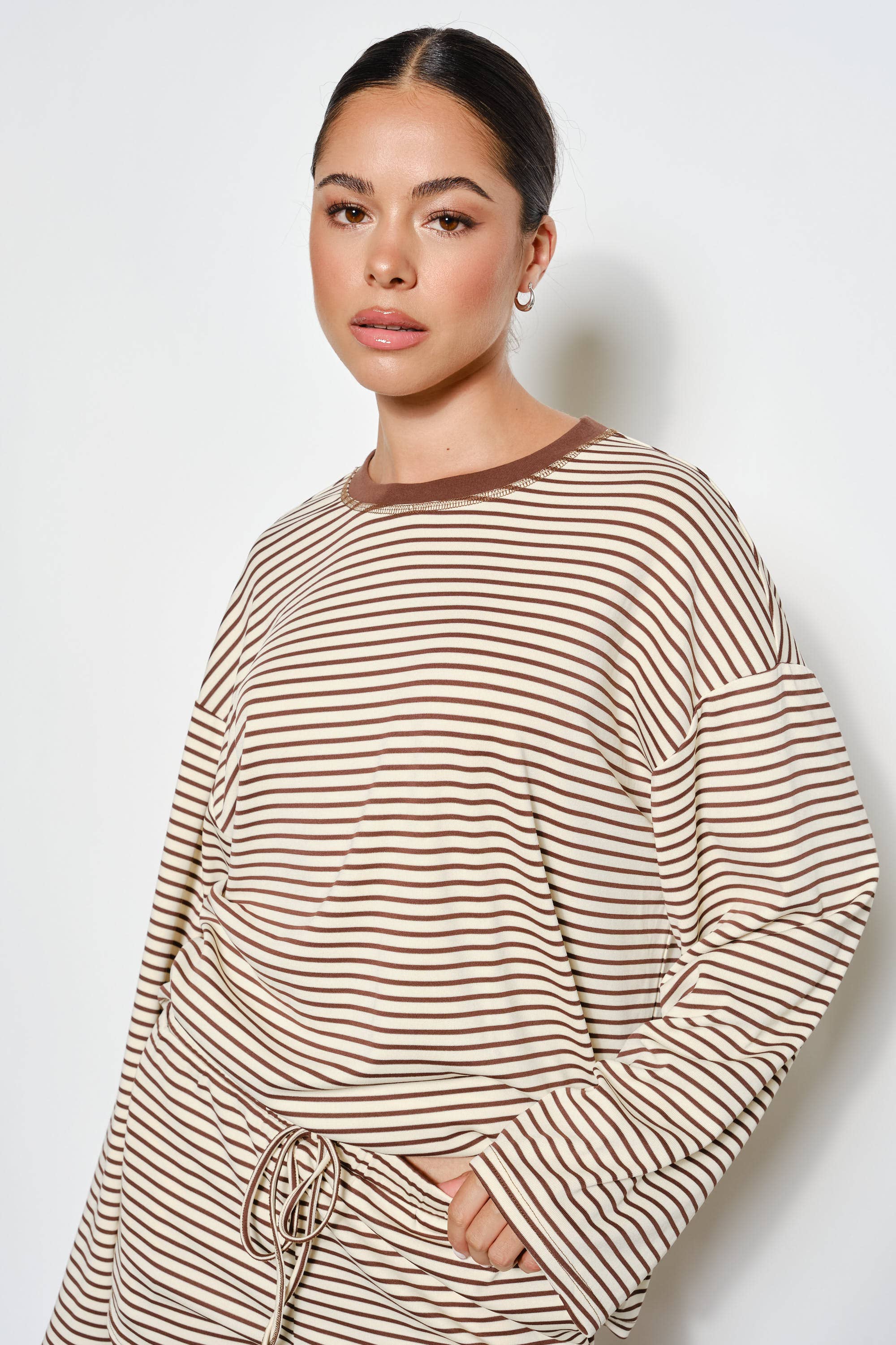 CASSANDRA STRIPED TOP