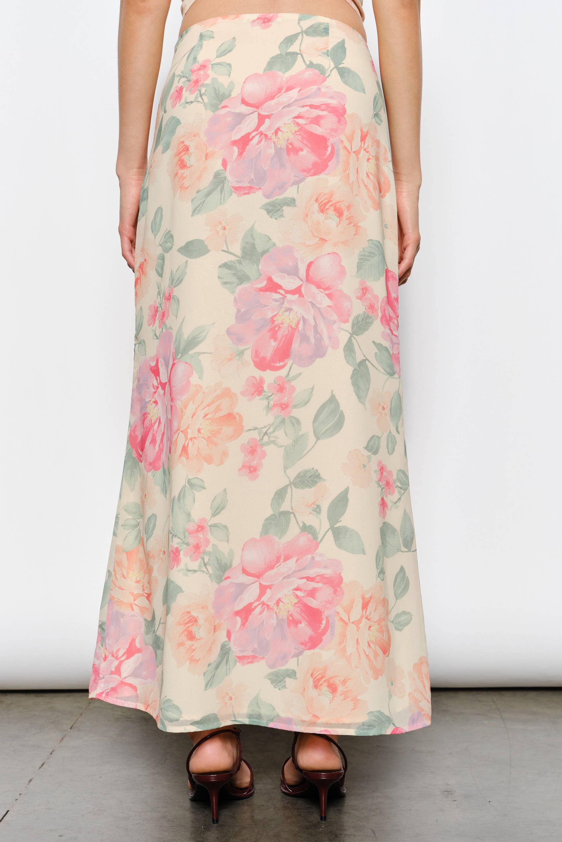 EMILIA EXCLUSIVE FLORAL PRINT SKIRT