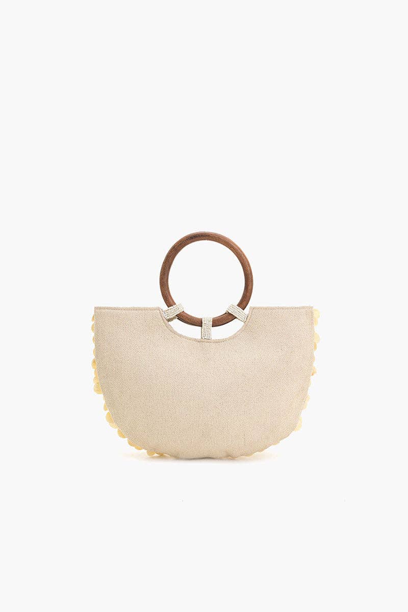 Mermaid Scale Top Handle Bag - (preorder)