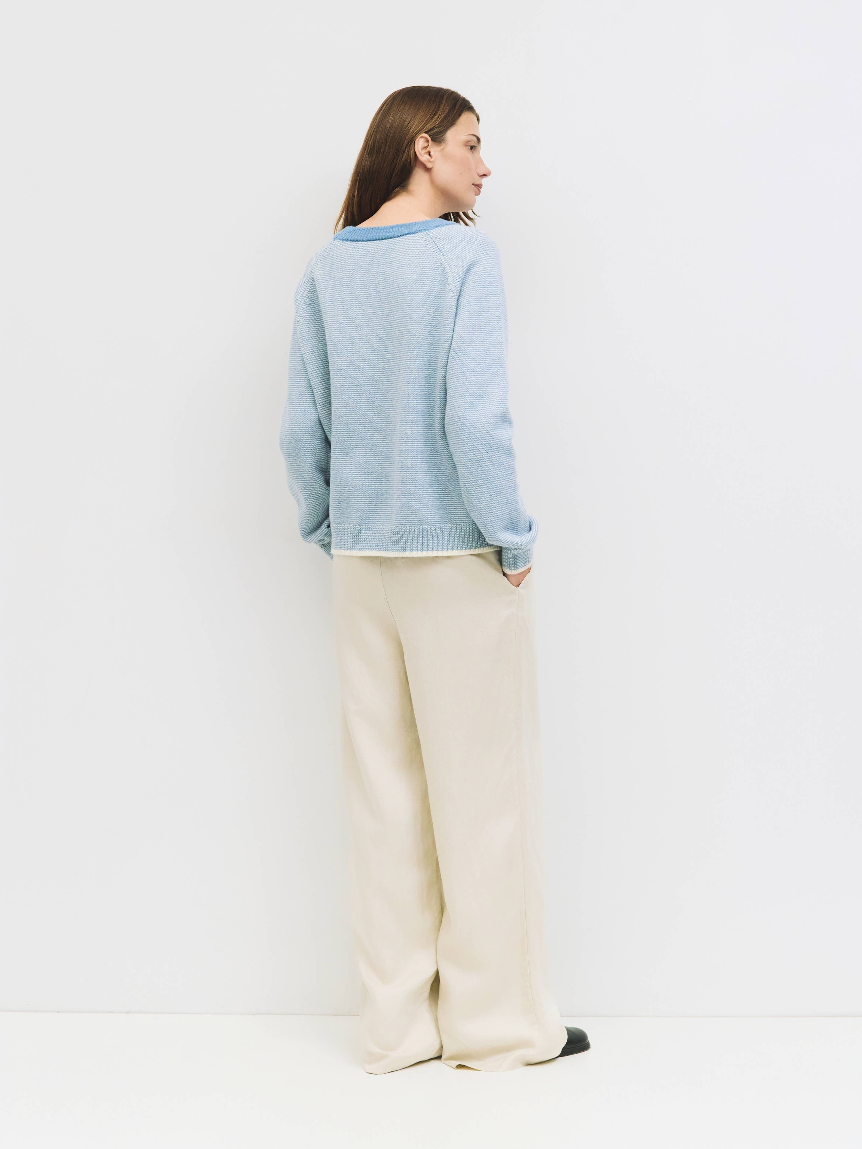 The Jae Sweater | Striped Relaxed Knit Crewneck Sweater