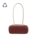 Micaela Burgundy Recycled Vegan Shoulder Bag
