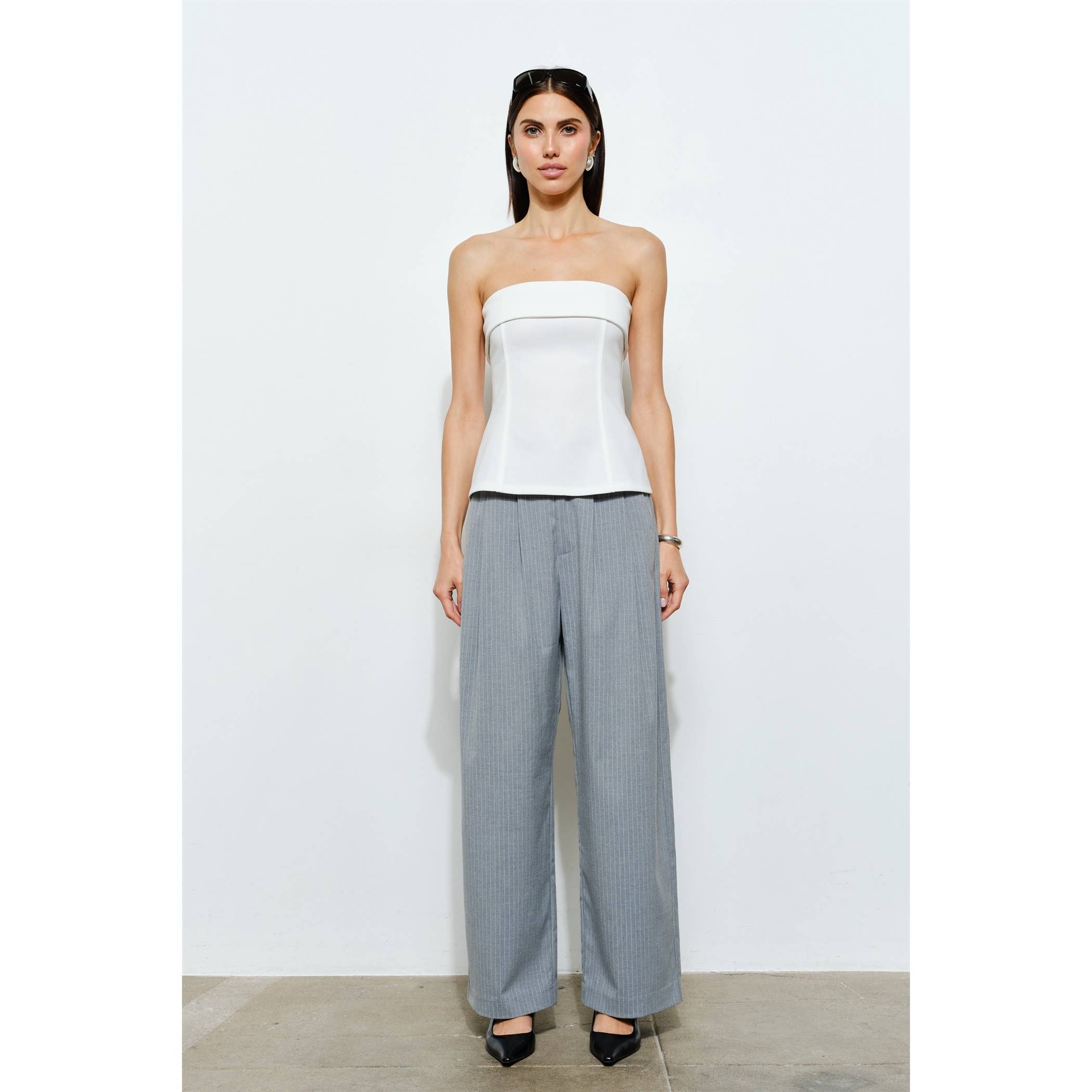 Adela Structured Bustier Top