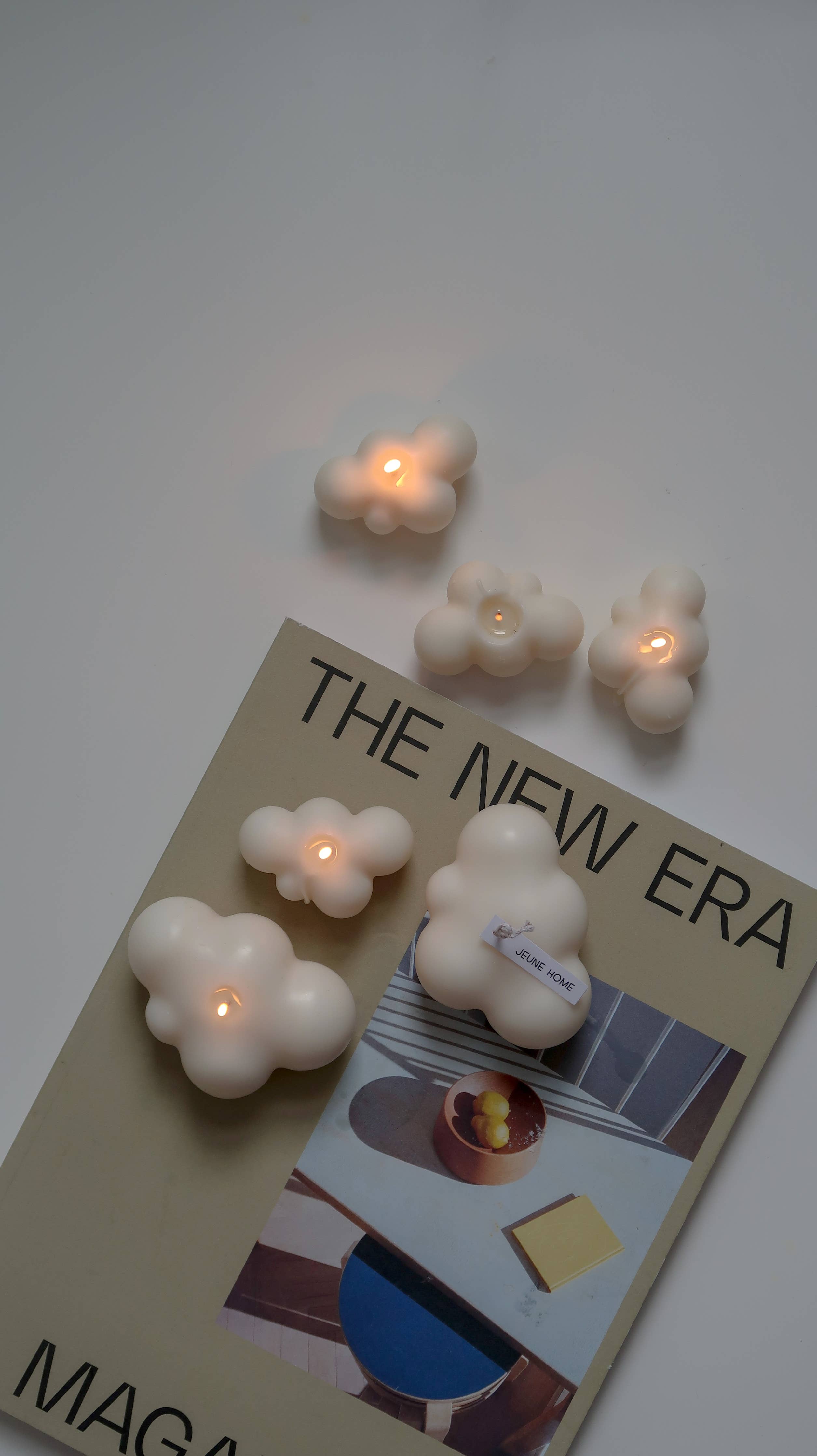 Cloud candle - Big | Fluffy cloud candle | Party favours