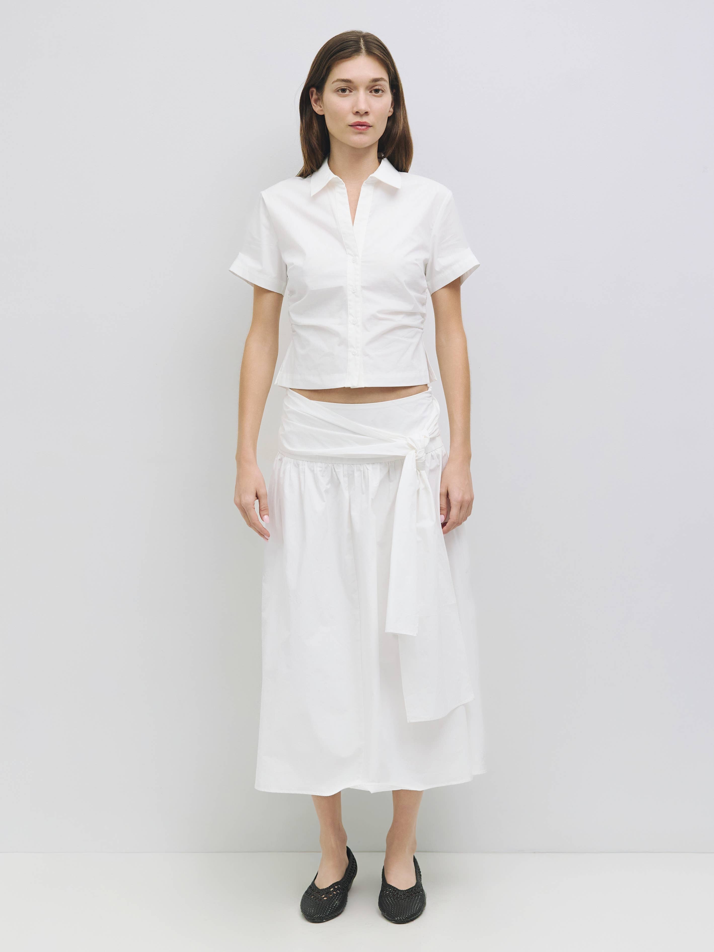 The Ruth Skirt | Tie-Waist Midi Dress
