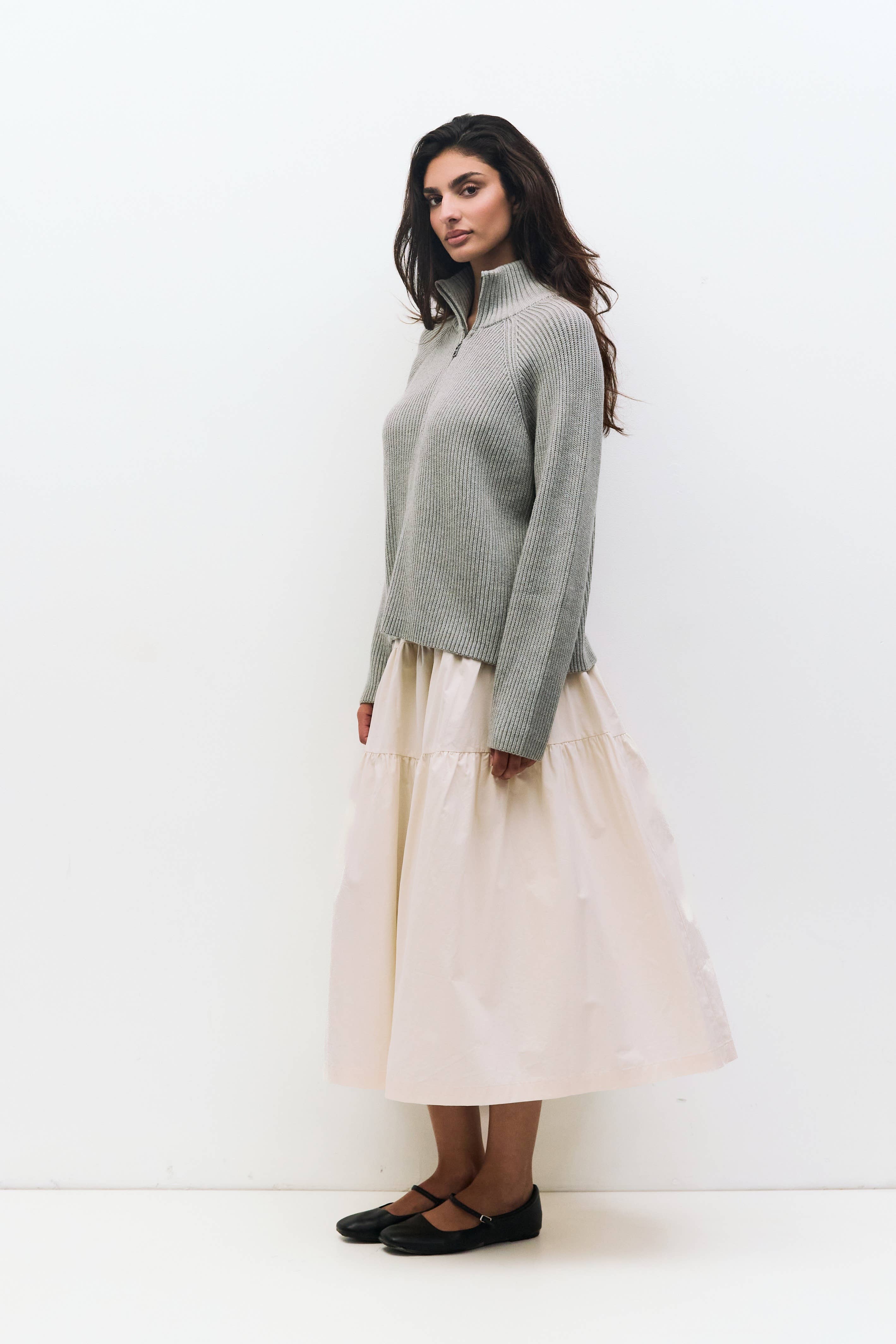 The Jules Sweater | Half-Zip Chunky Sweater