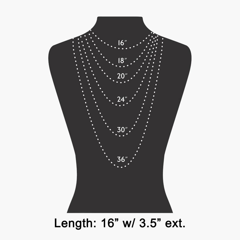 MARBLE BEADED NECKLACE