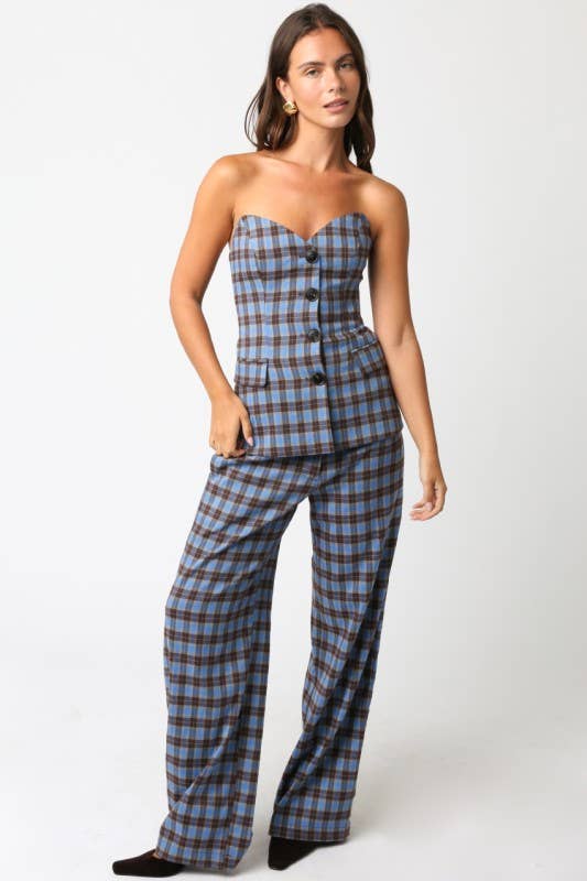 Monica Gingham Pants