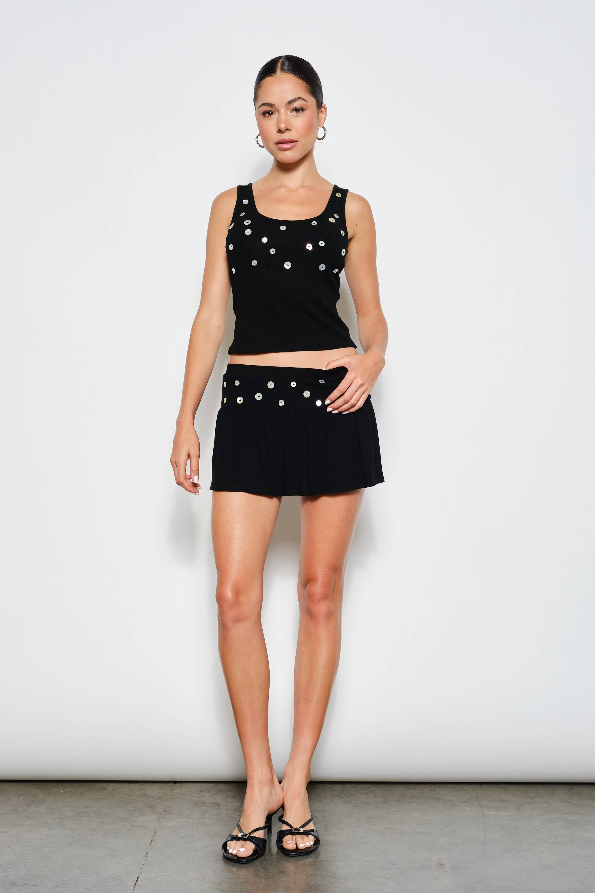 CIERRA BUTTON SKORT