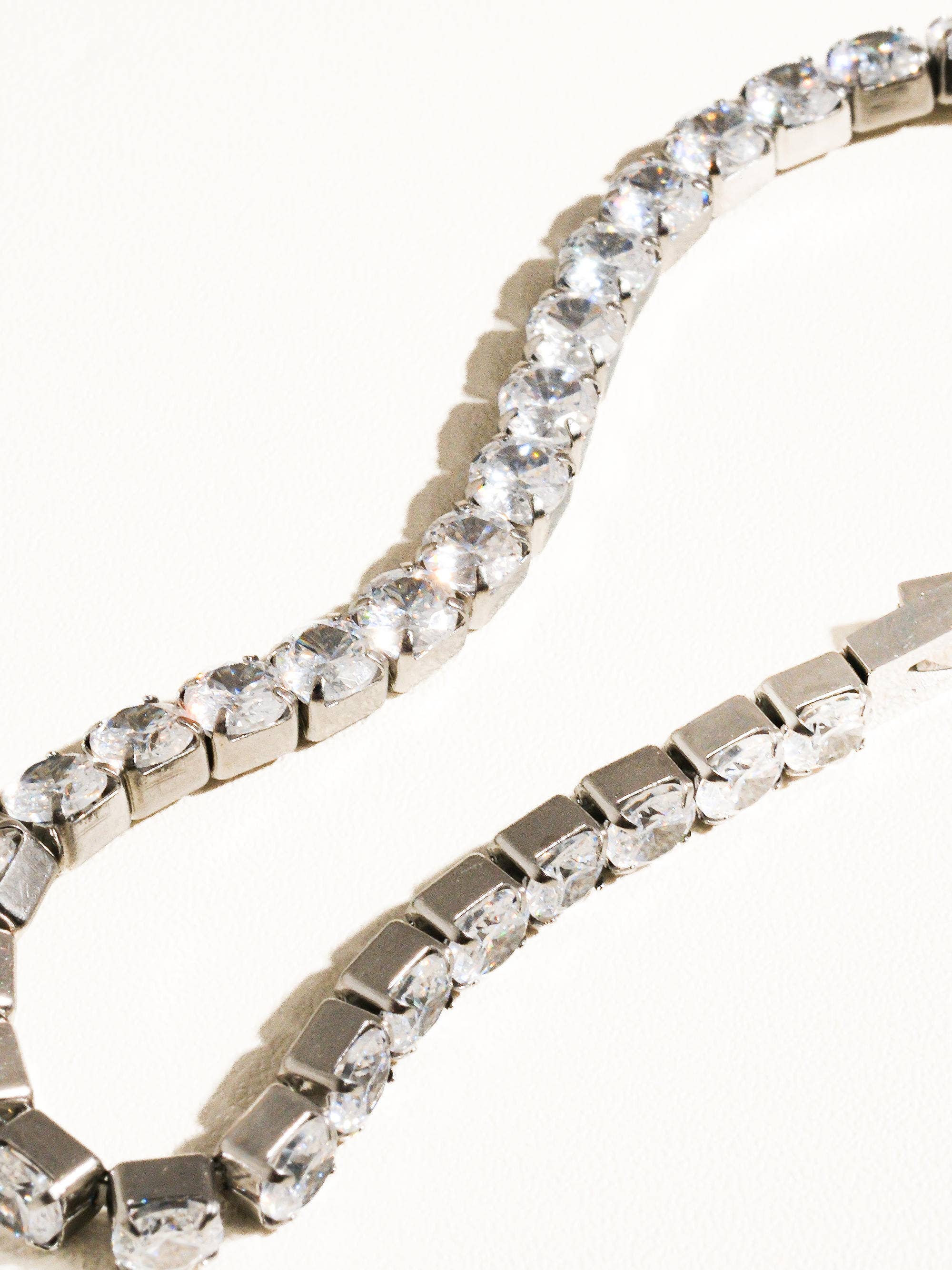 RENÉ NON-TARNISH RHINESTONE BRACELET