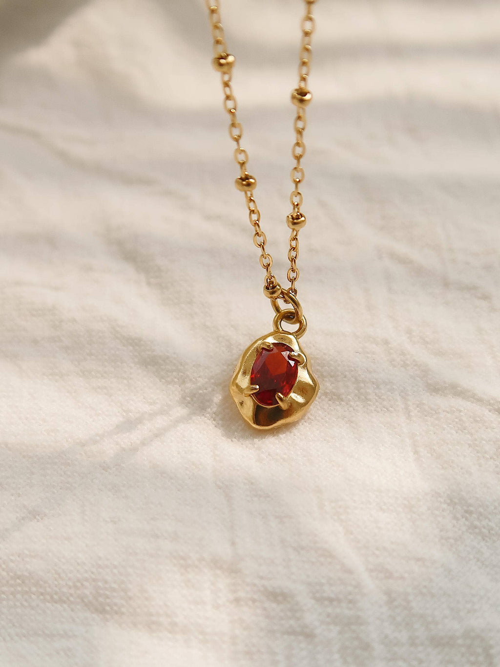 Ryleigh 18K Gold Non-Tarnish Petite CZ Necklace