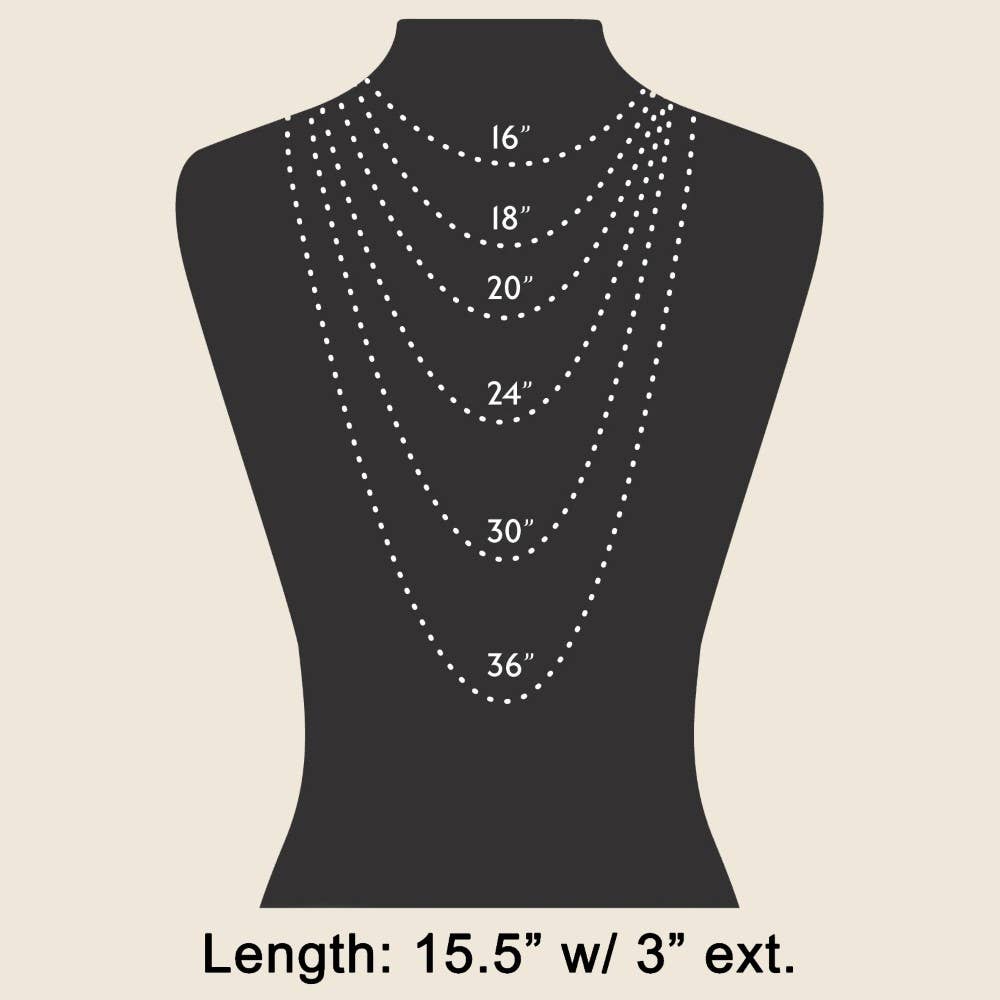 TORTOISE SHELL BEADED NECKLACE