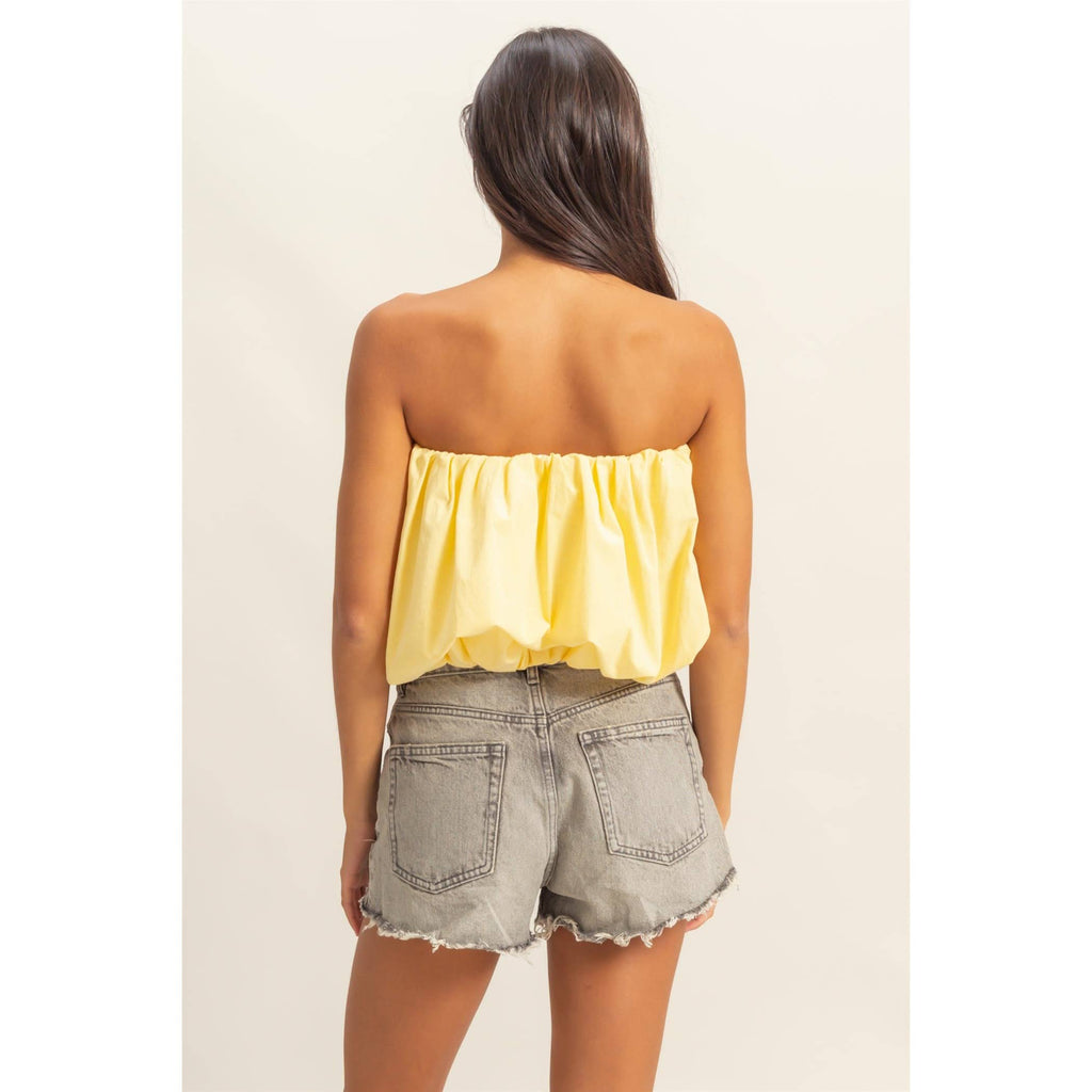 Strapless Bubble Top