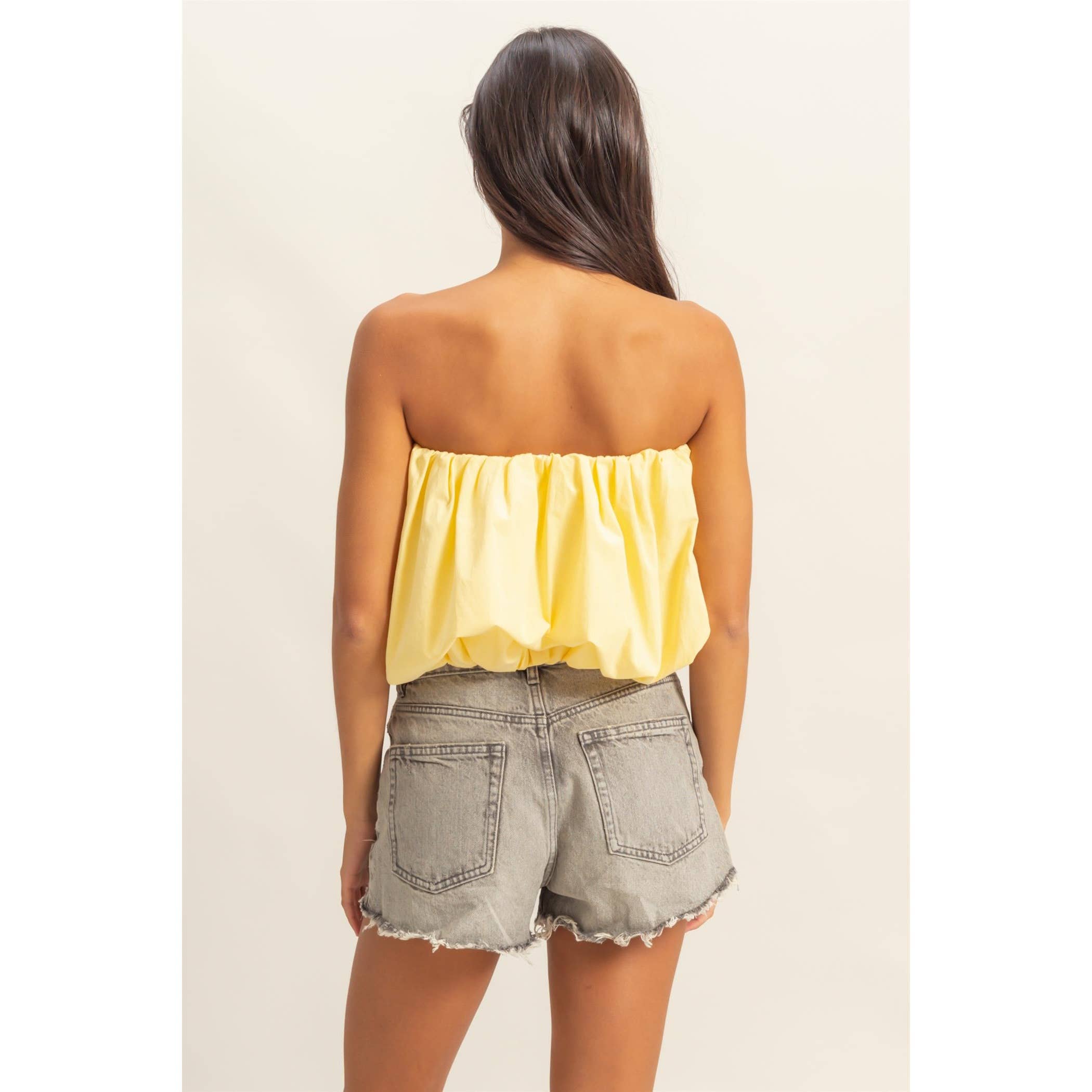 Strapless Bubble Top