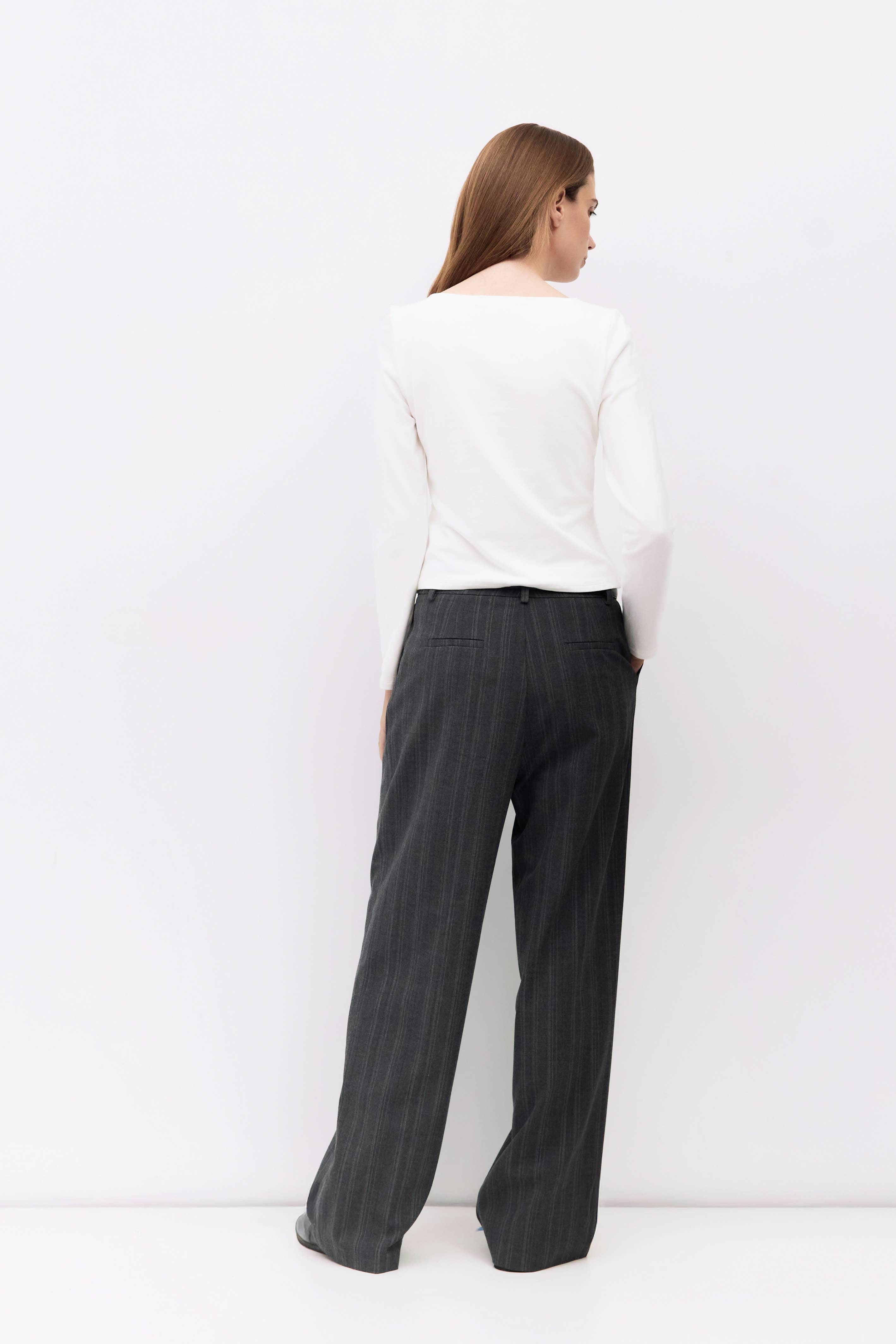 The Martina Top | Wide Neck Long Sleeve Top