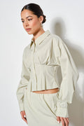 CHEYENNE PLEATED SHIRT