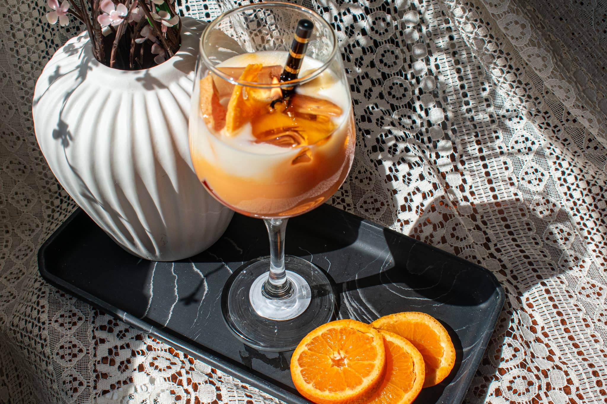 Aperol Spritz Soy Blend Candle - Hand Poured in Small Batch 