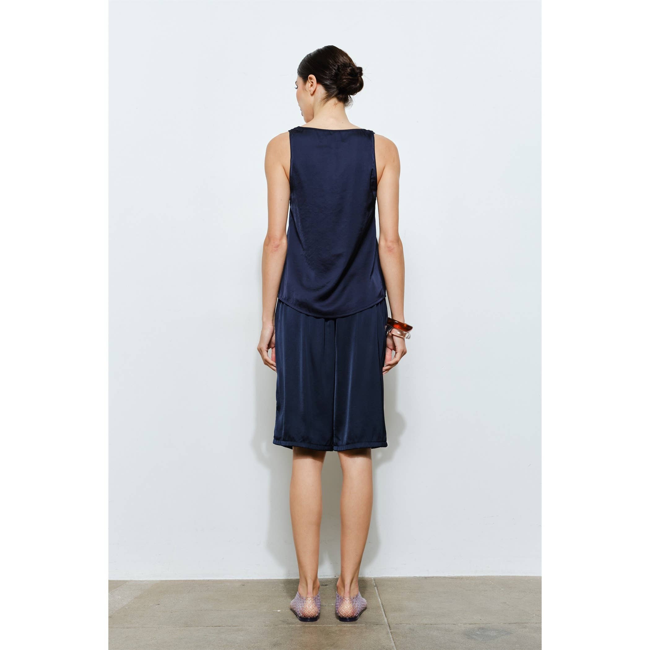 Cordova Satin Scoop Neck Tank