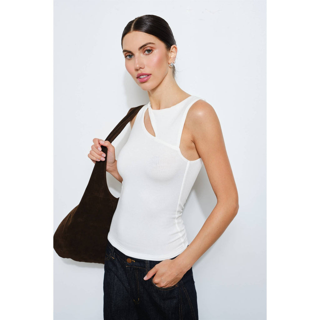 Aspen Asymmetrical Cutout Top