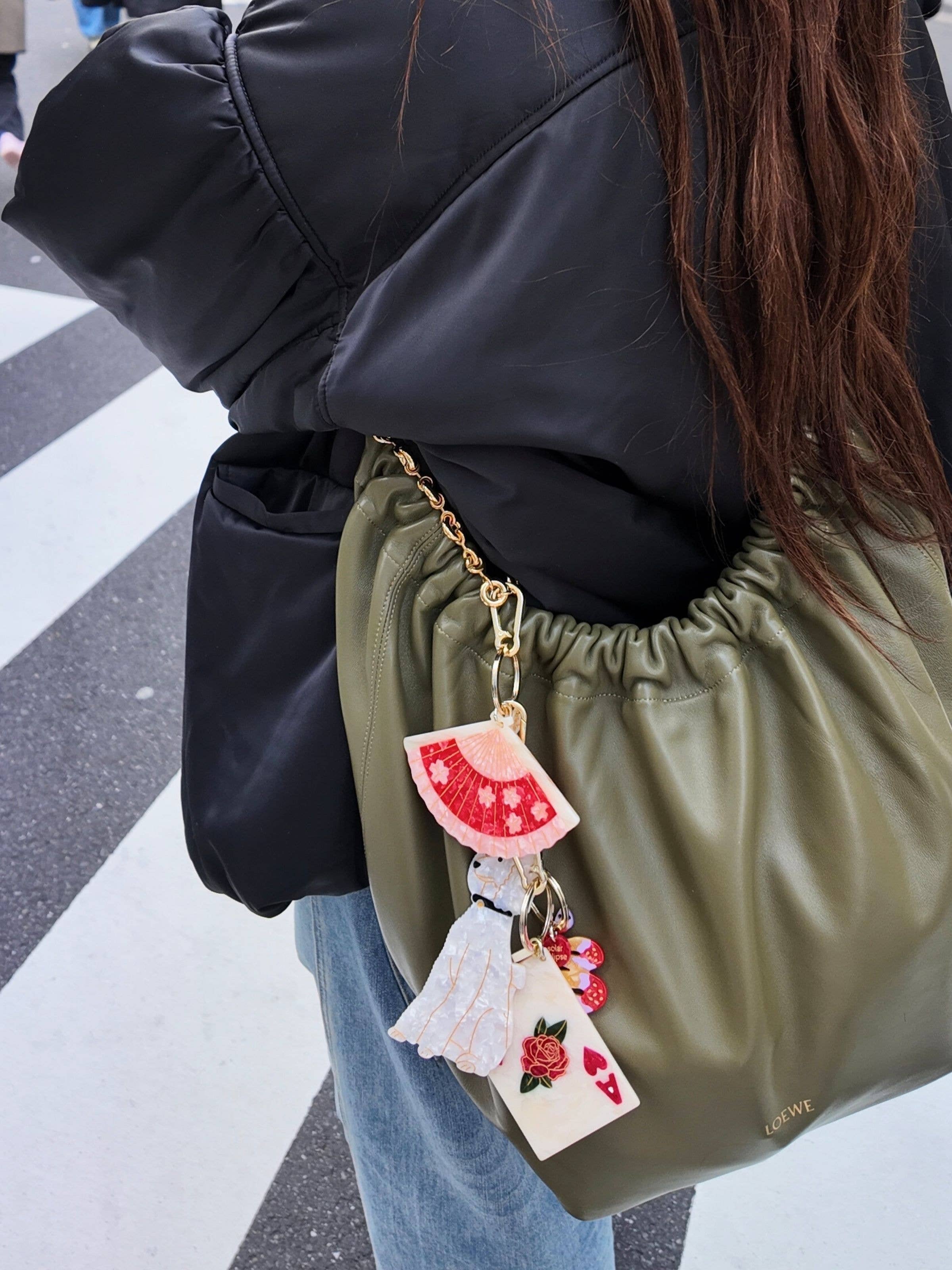 Ace of Hearts Bag Charm + Keychain