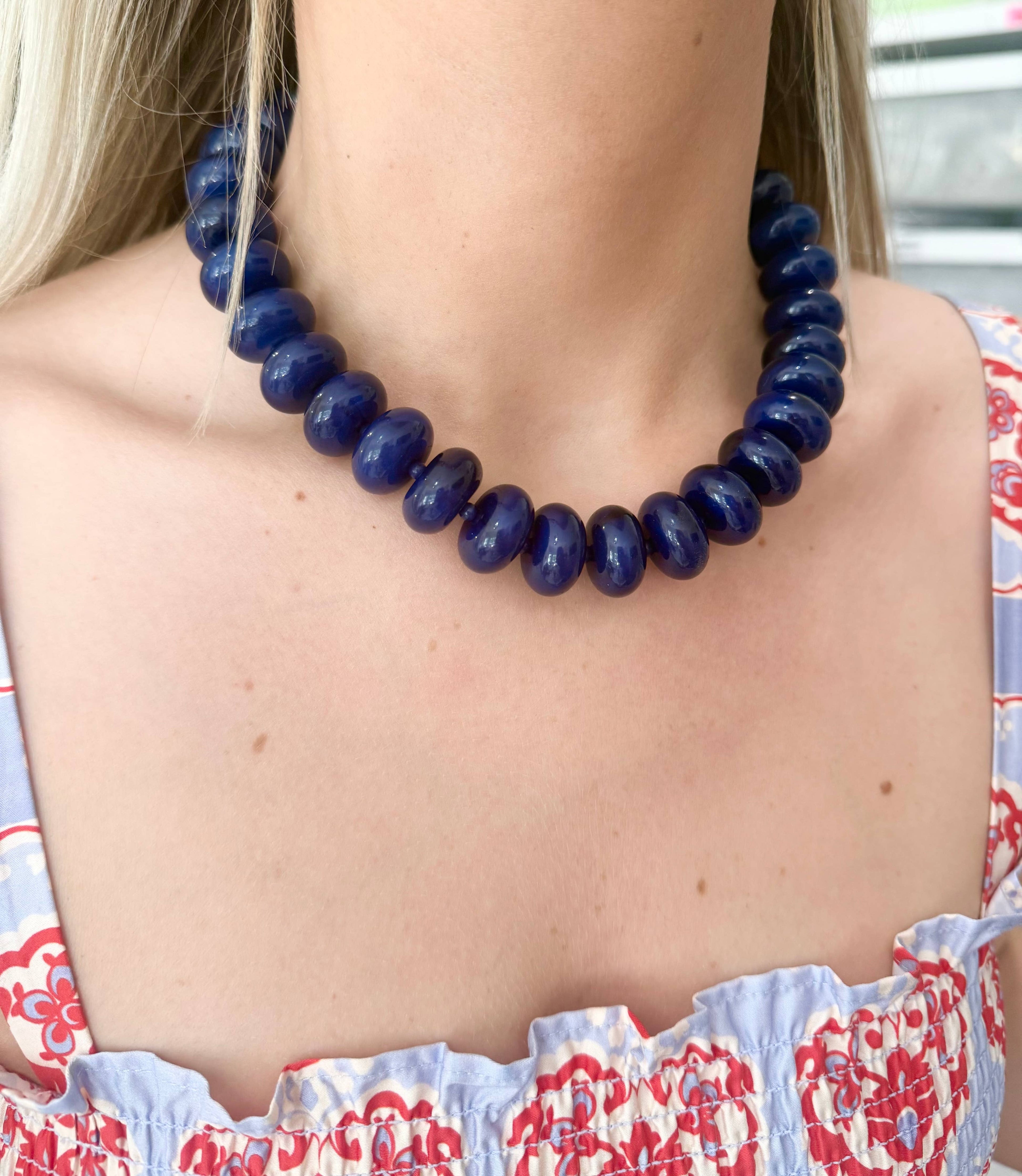 Bailey Chunky Beaded Necklace