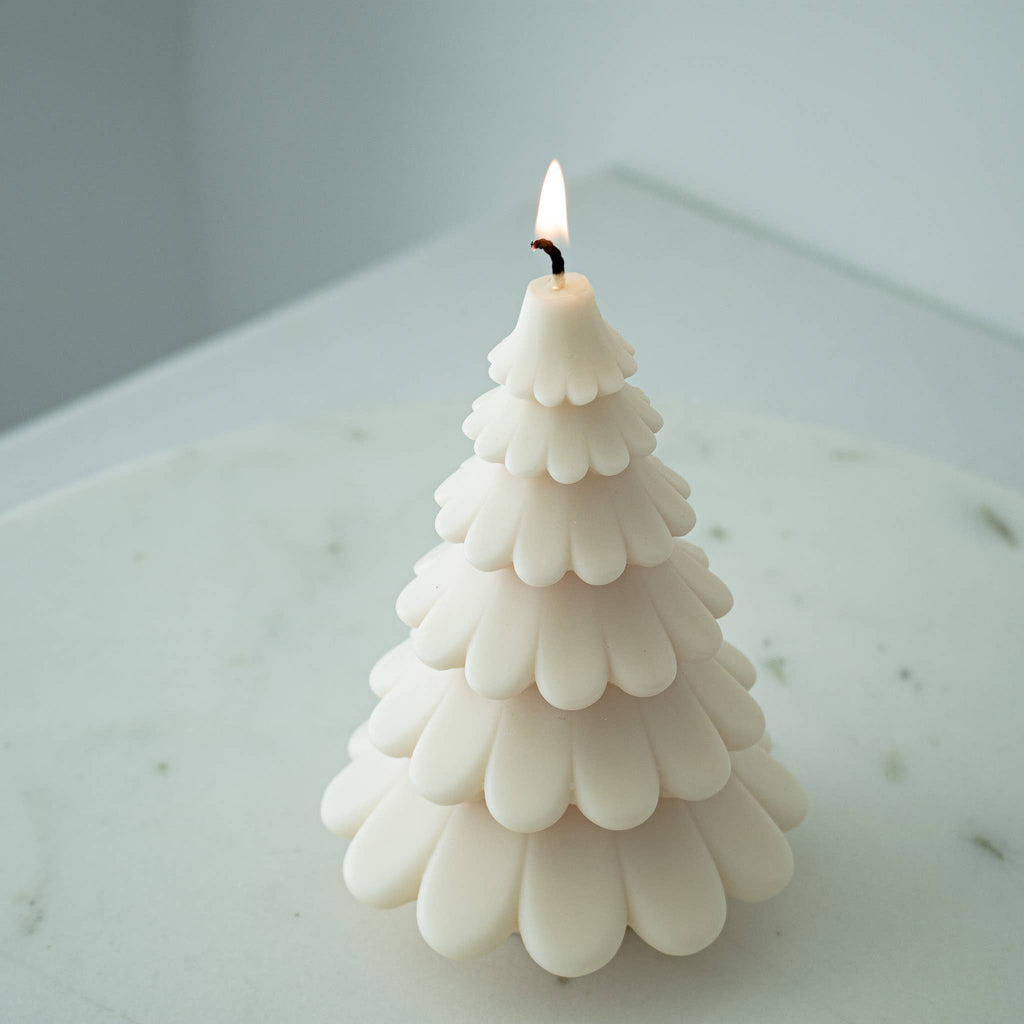 Christmas Tree Candle | Festive Pine Tree Soy Wax Candle