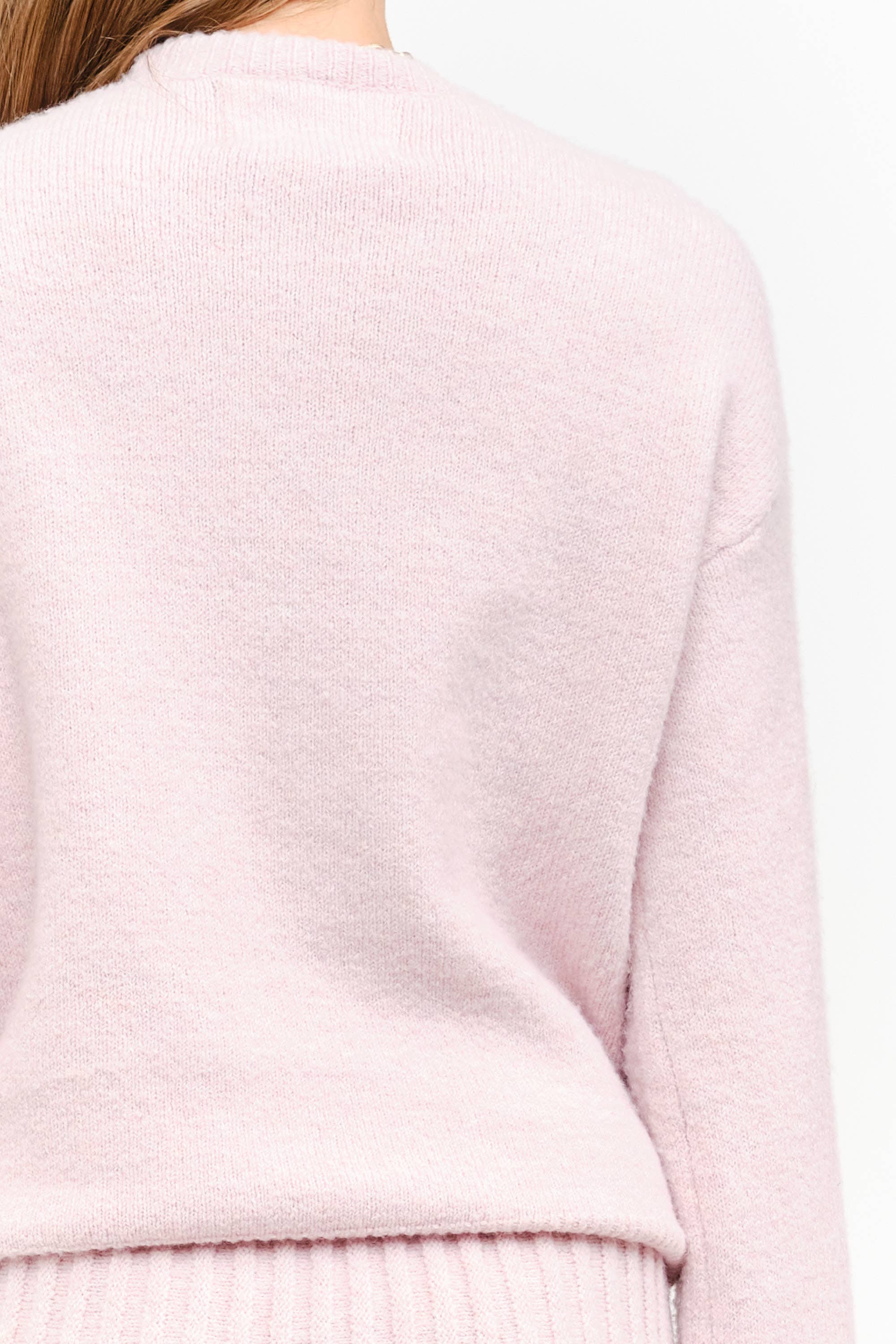 BEAU DUSTY ROSE SWEATER