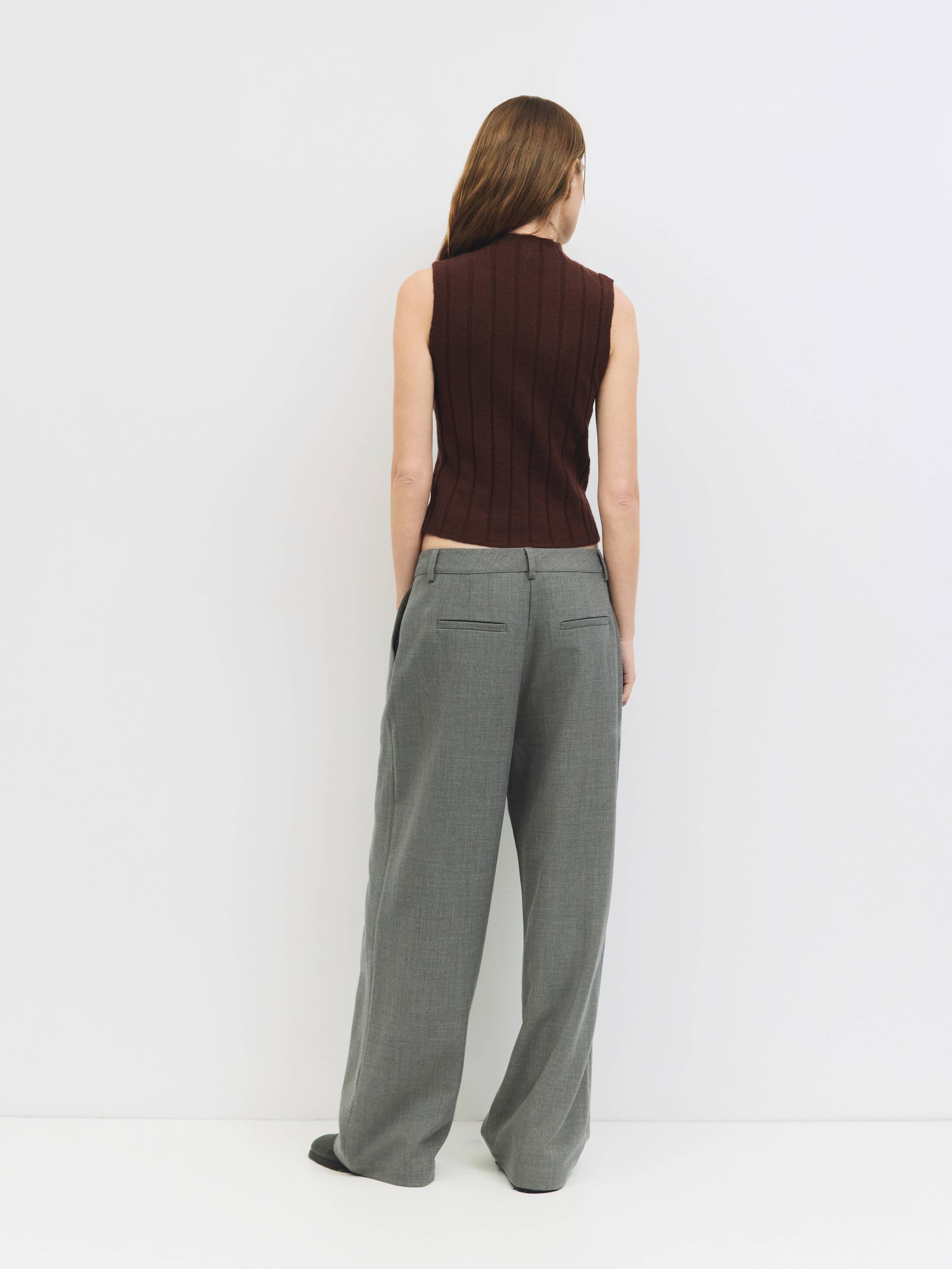 The Lorenza Top | Ribbed Mock Neck Tank Top
