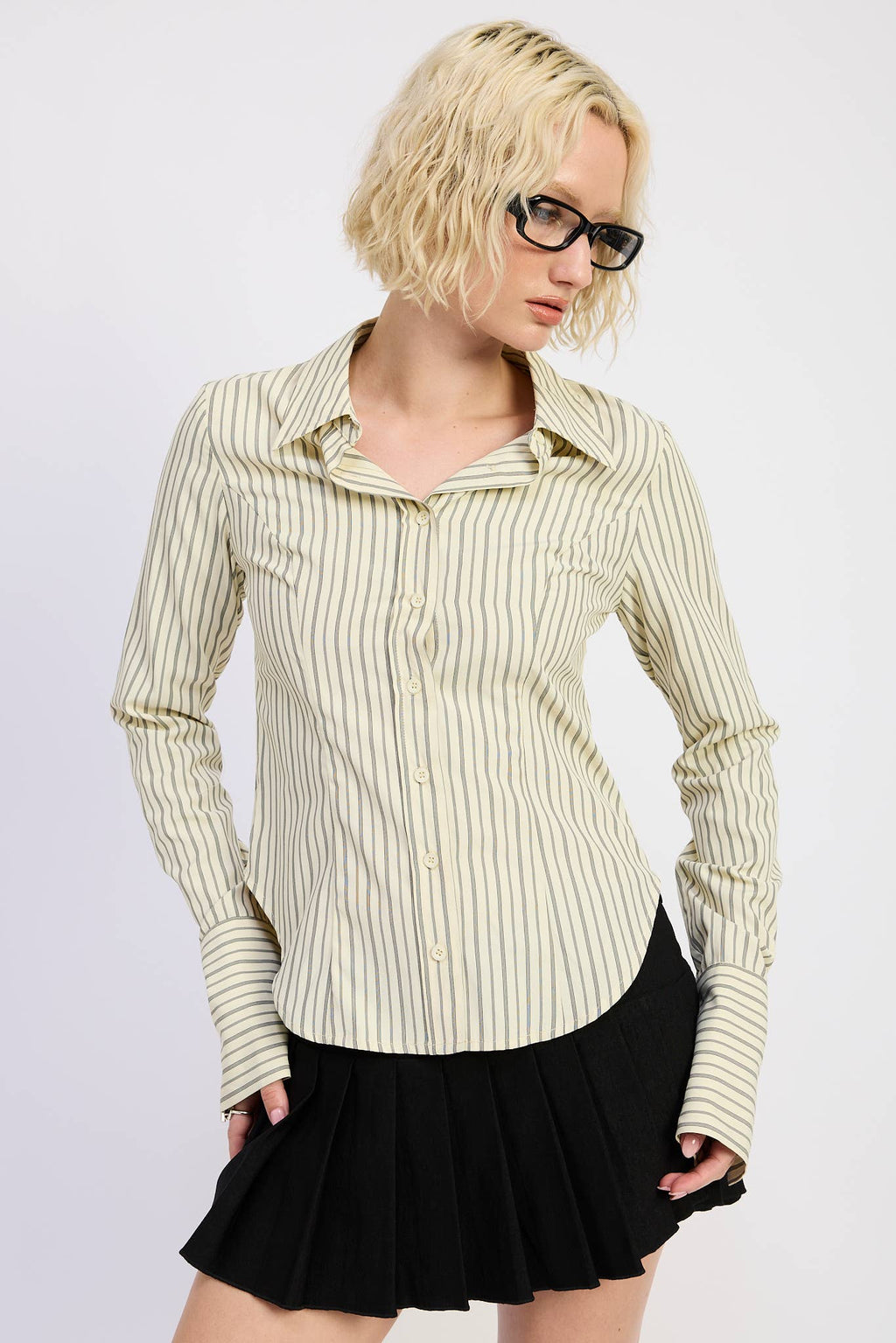 Button Down Striped Shirt