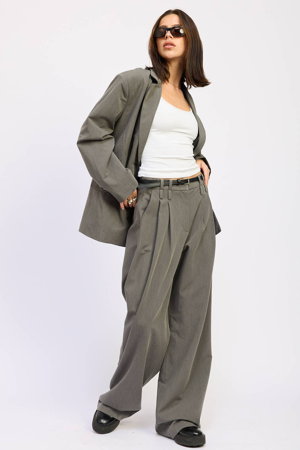 High Waist Trouser with Belt