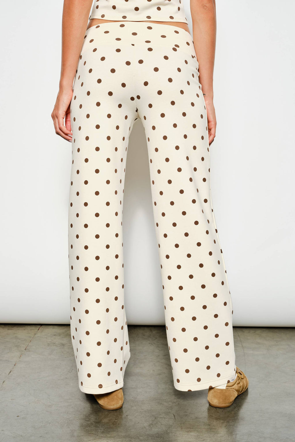 DUKE POLKA DOT FOLDOVER PANTS