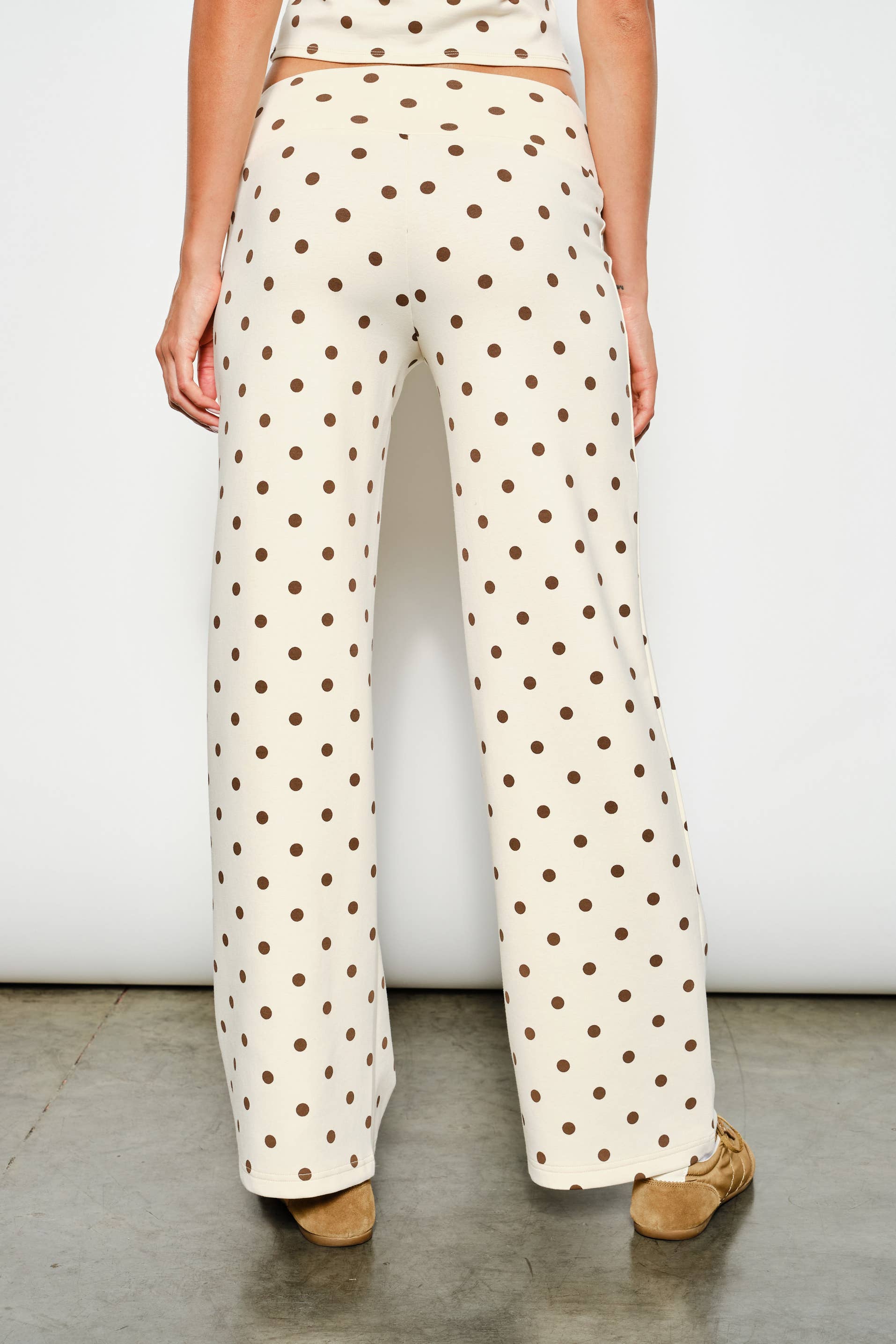 DUKE POLKA DOT FOLDOVER PANTS